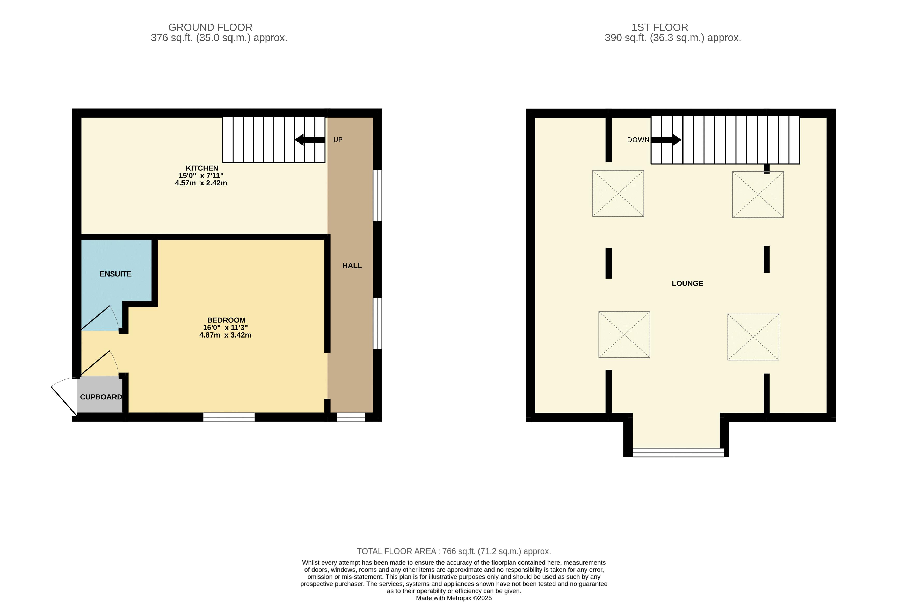 1a The Brambles, Crossbrook Street, Waltham Cross floorplan