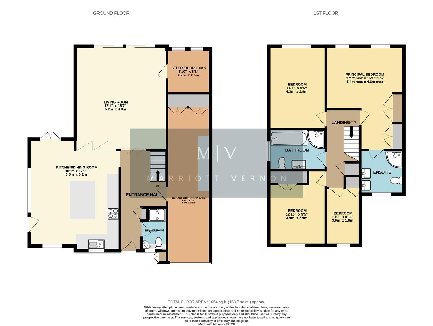 1, Lyndhurst Close, Croydon floorplan