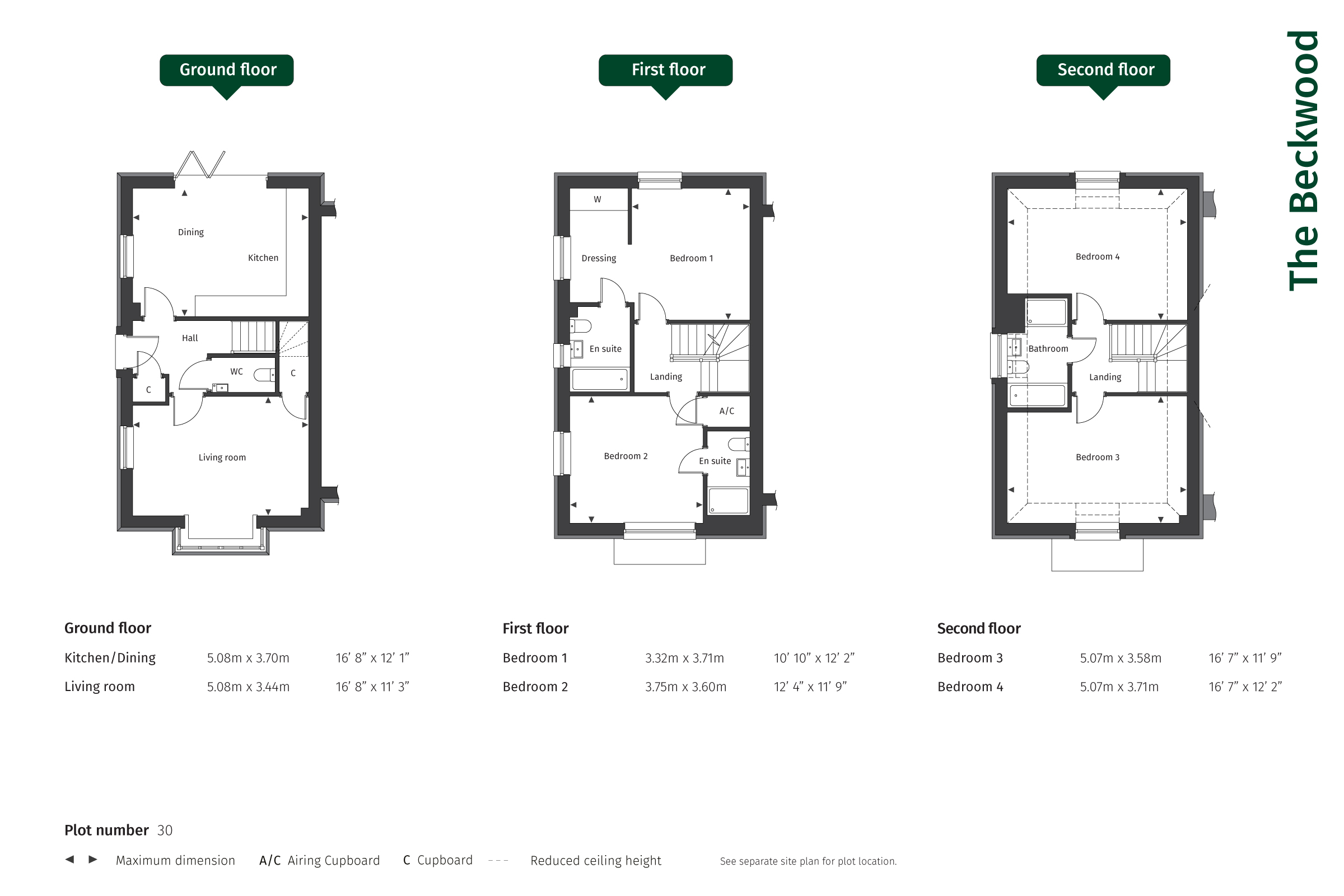 30, The Beckwood, Brockhills Lane, New Milton floorplan