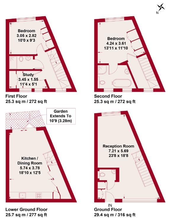 56, Bell Street, London floorplan