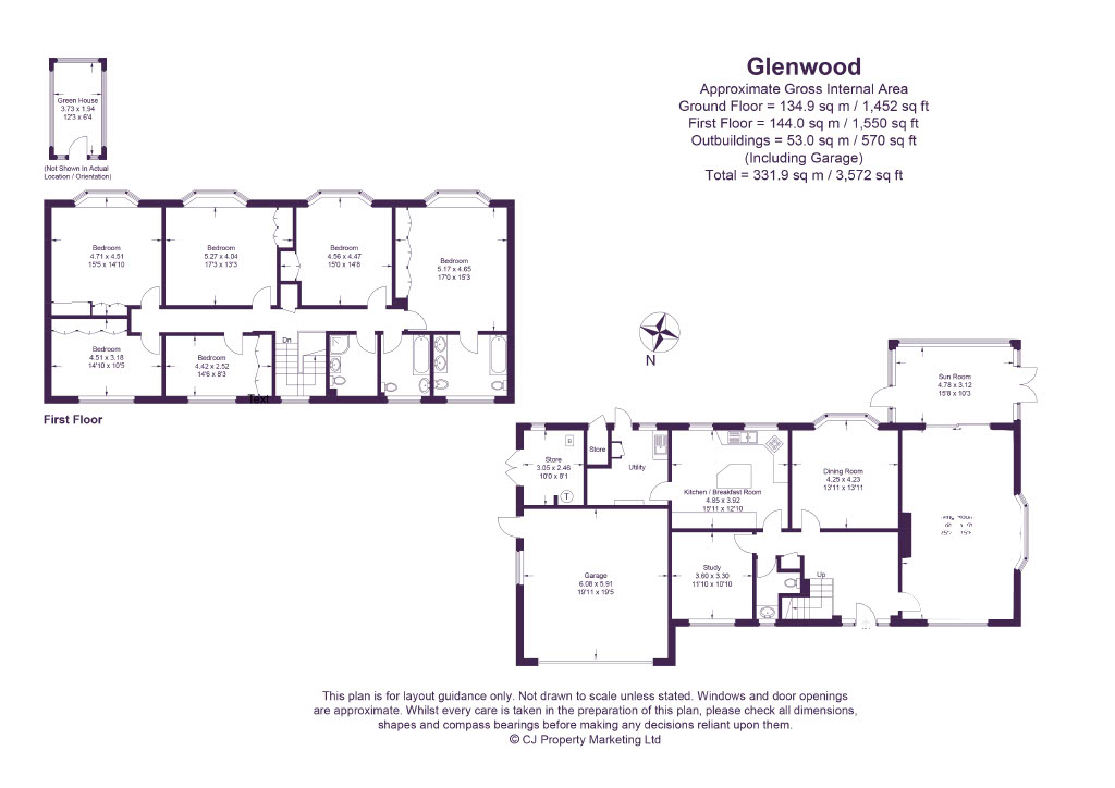 Glenwood, Templewood Lane, Farnham Common floorplan