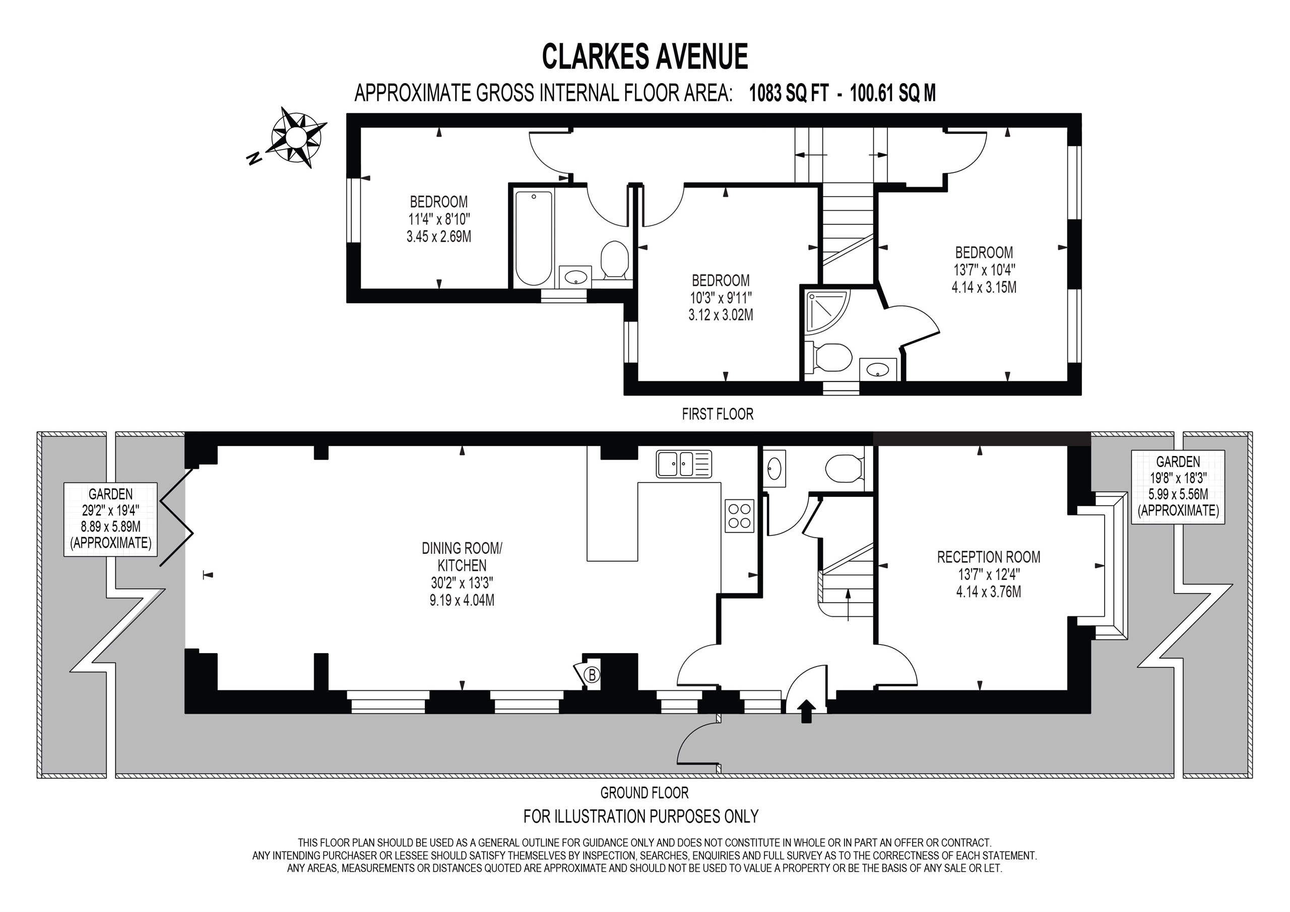 Clarkes Avenue, Worcester Park KT4, 3 bedroom semidetached house for