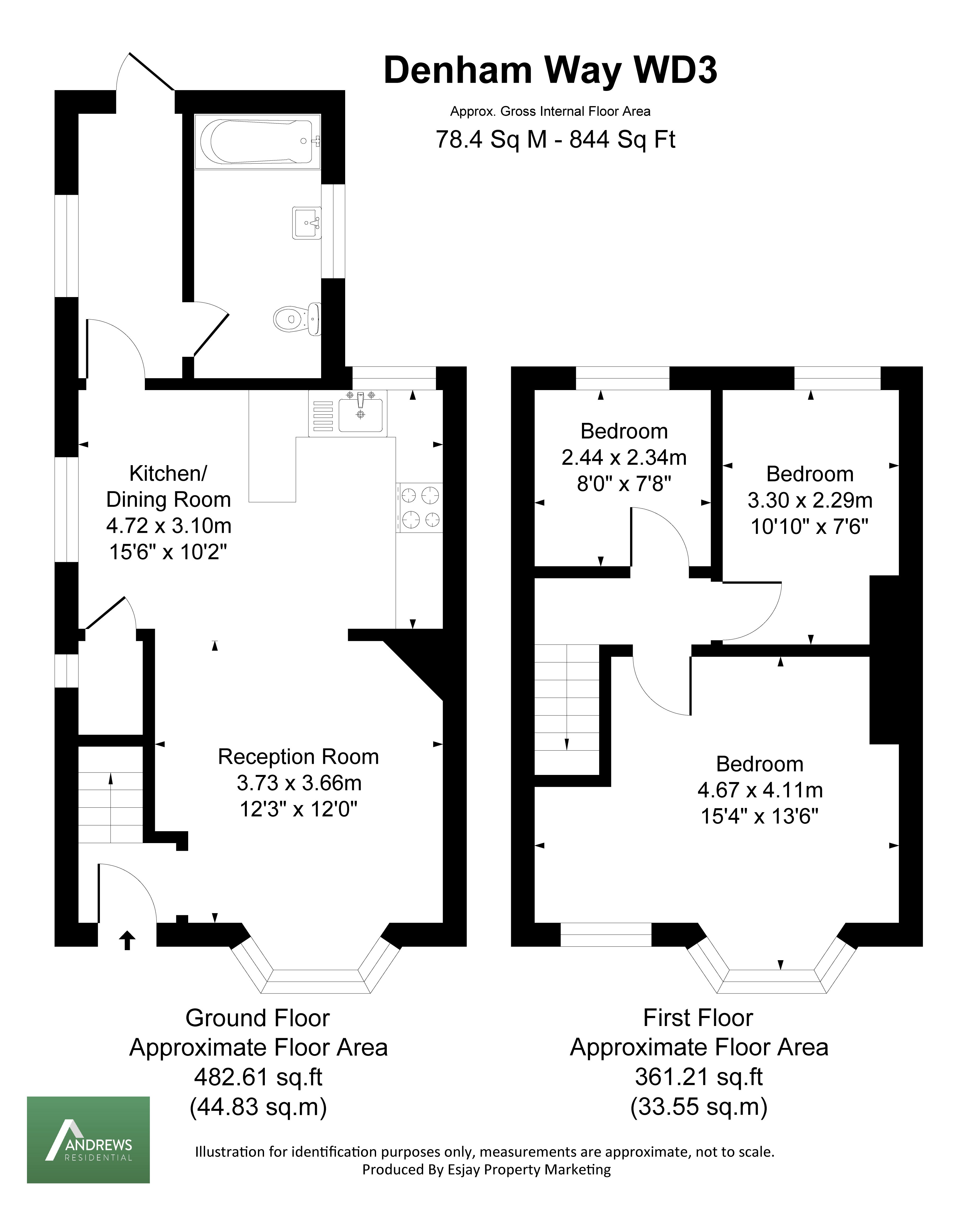 104, Denham Way, Rickmansworth floorplan