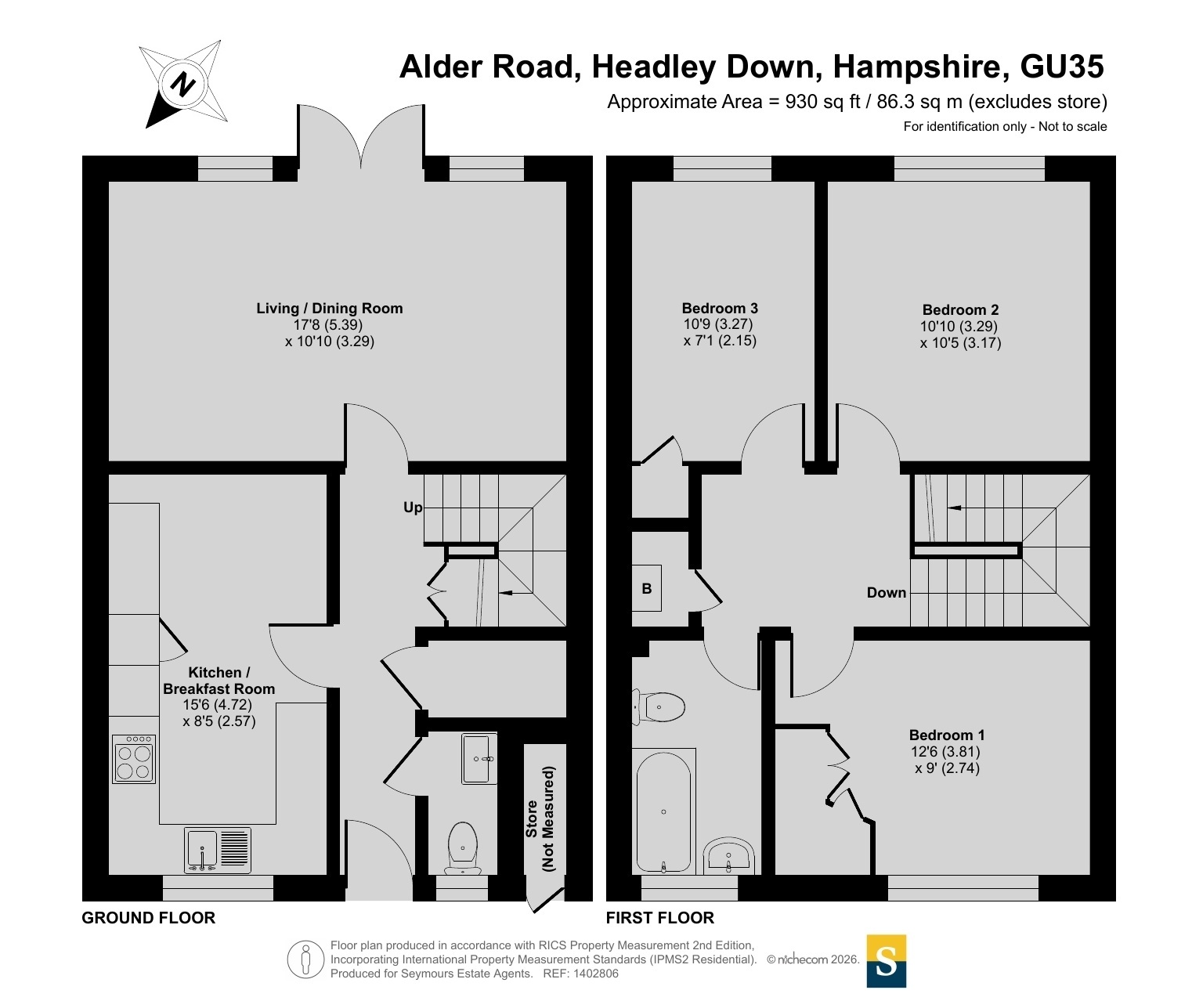 16, Alder Road, Hampshire floorplan