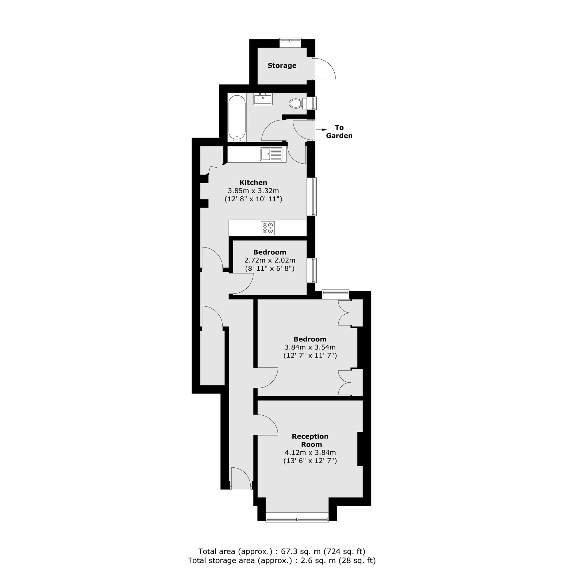 108, Wyndcliff Road, London floorplan