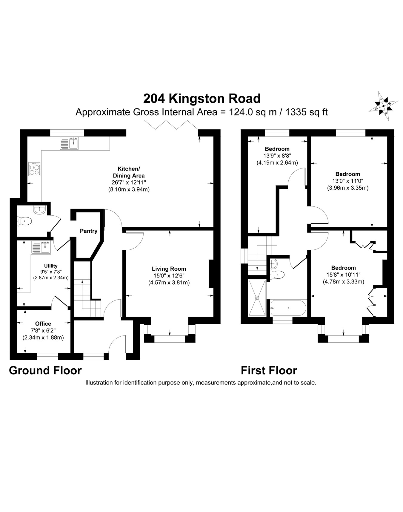 Kingston Road, StainesUponThames TW18, 3 bedroom semidetached house