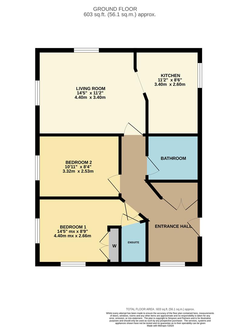 16, Nina Carroll Way, Kettering floorplan