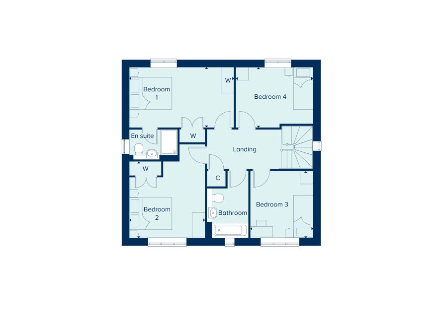 352, St Mary's Grove, Nailsea floorplan