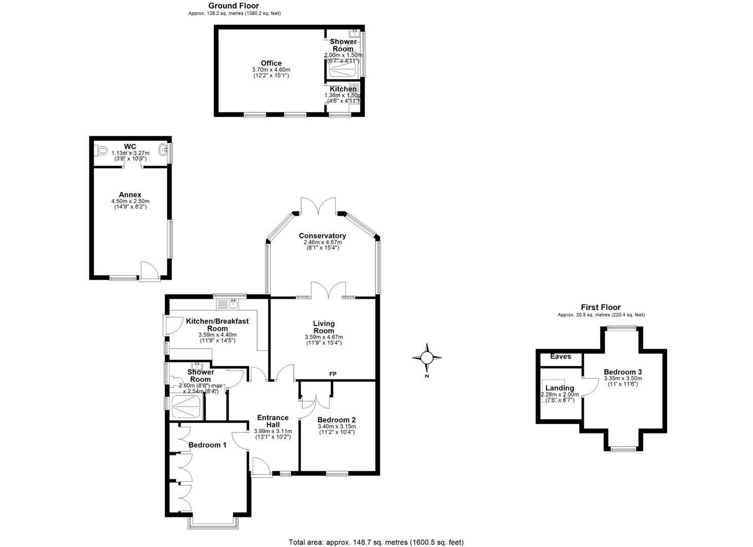 Kerwood, Mill Lane, Byfleet floorplan