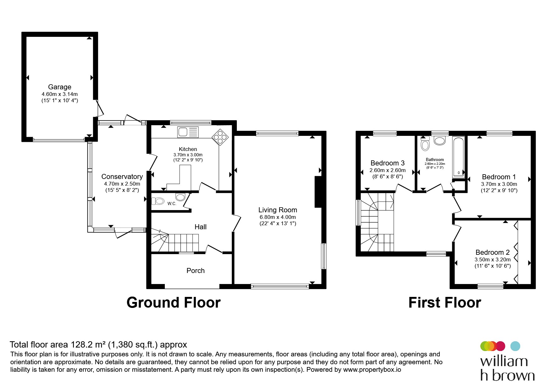14, Hall Rise, York floorplan