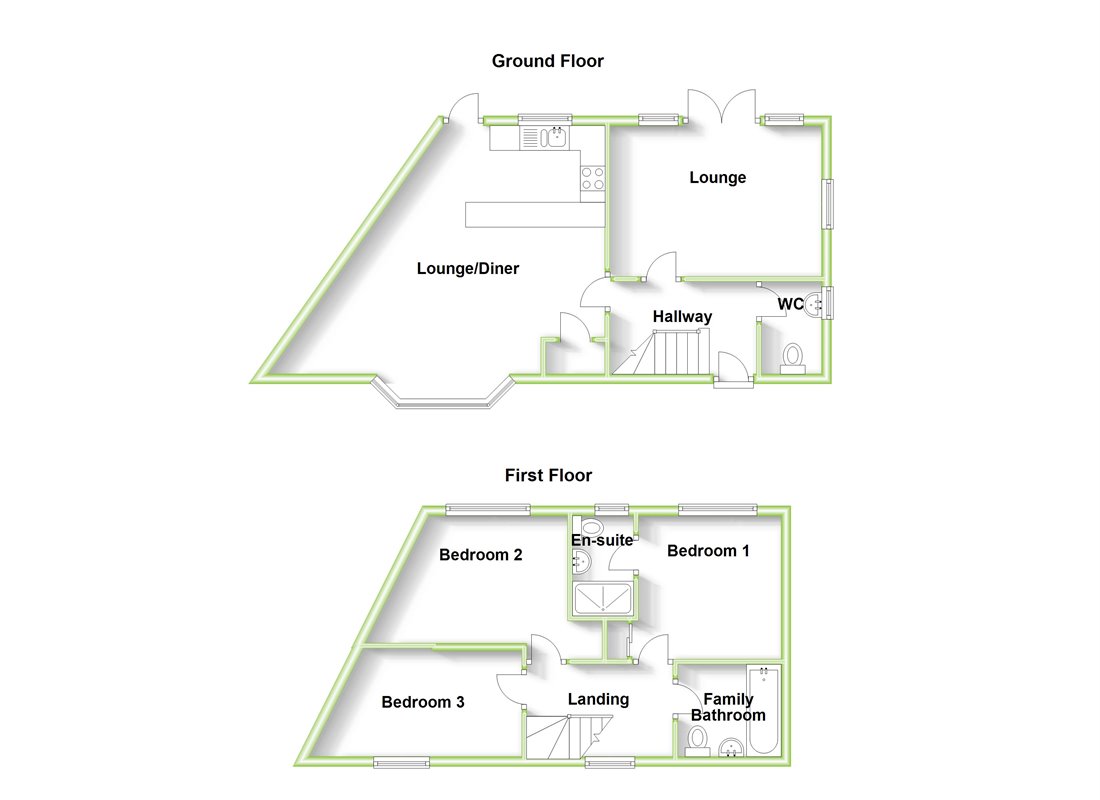 3 Bedrooms Semi-detached house for sale in Hampton Road, Stansted CM24