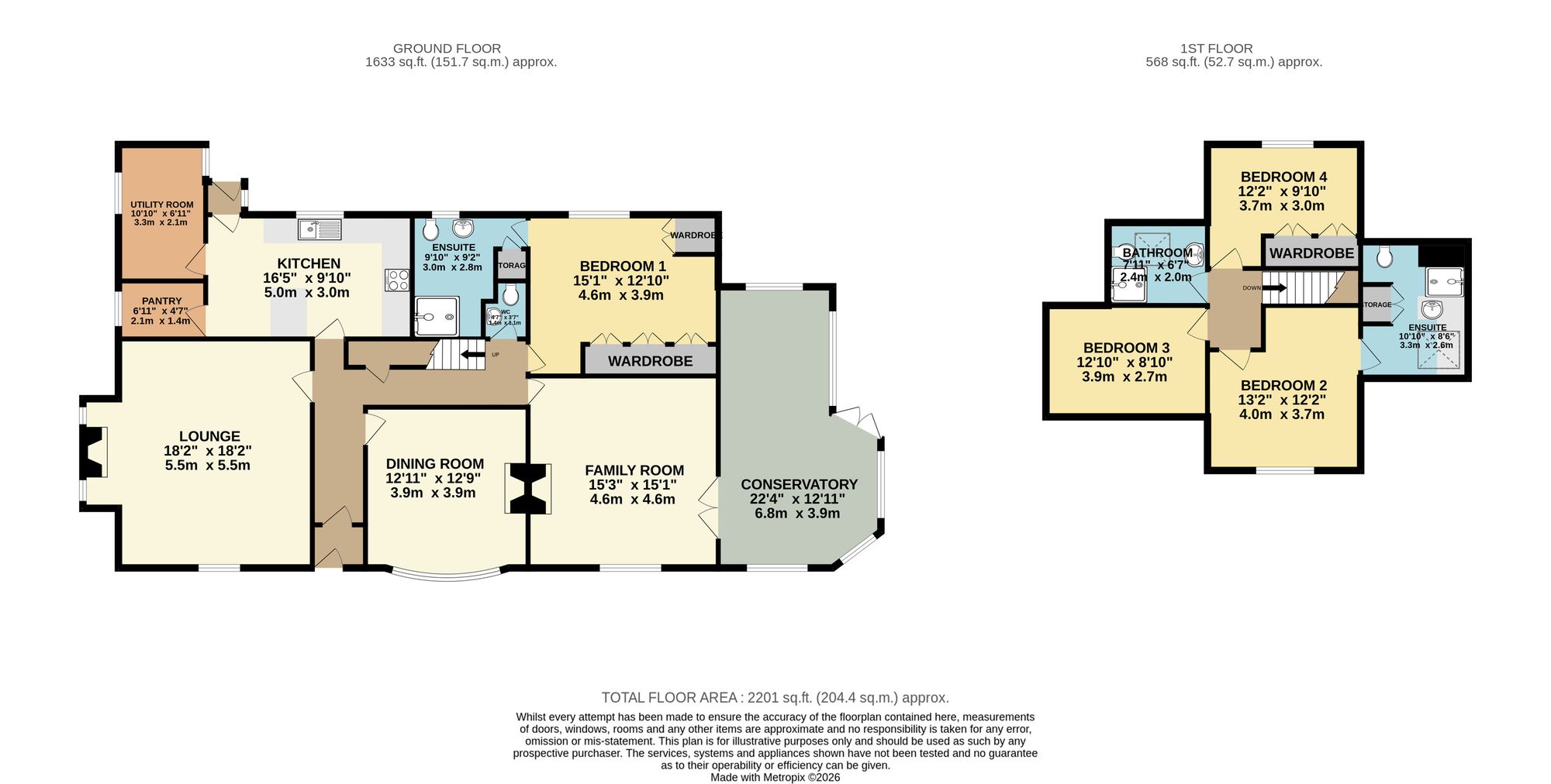 Cote House Windermere Avenue, Ilkley floorplan