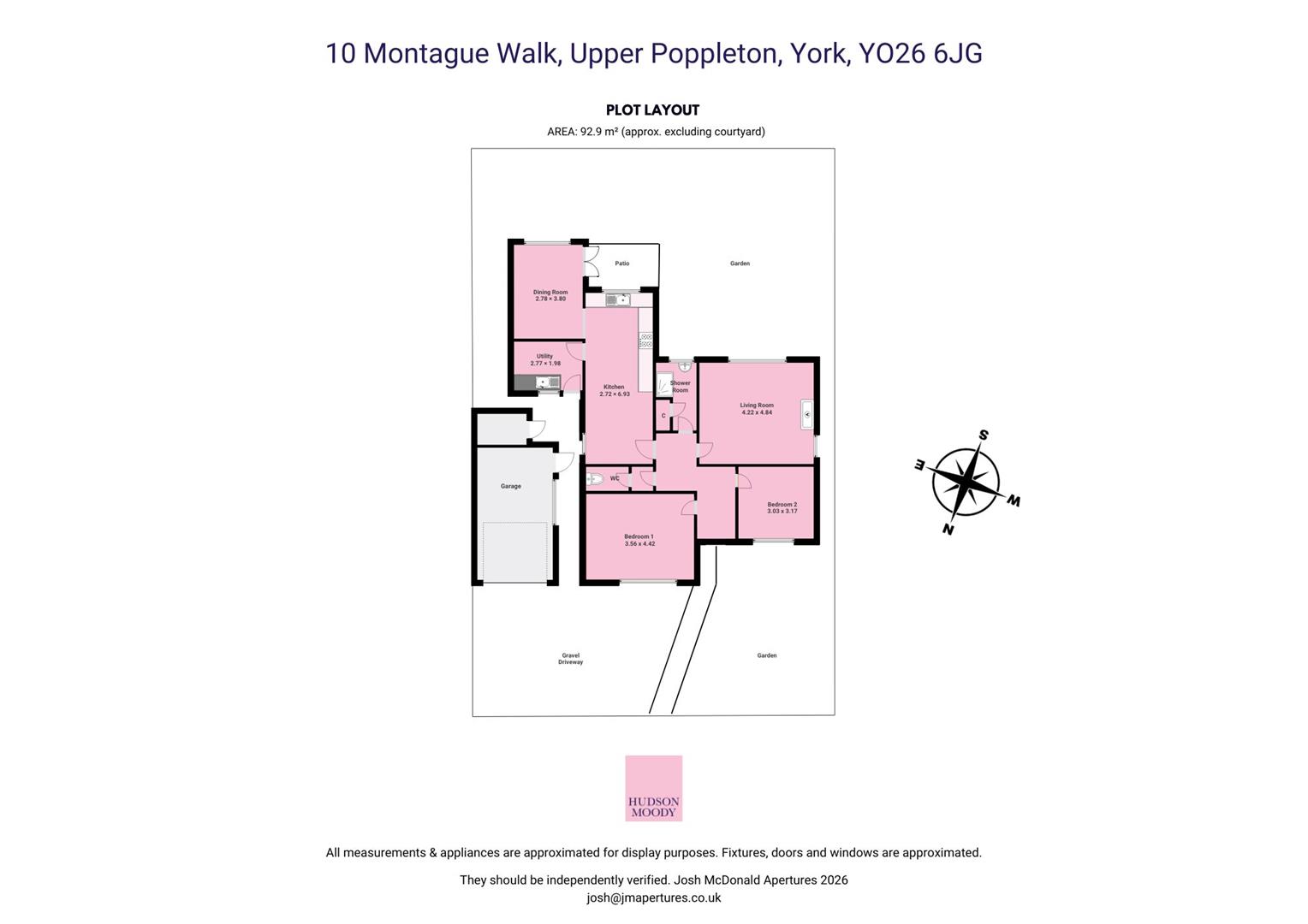10, Montague Walk, York floorplan
