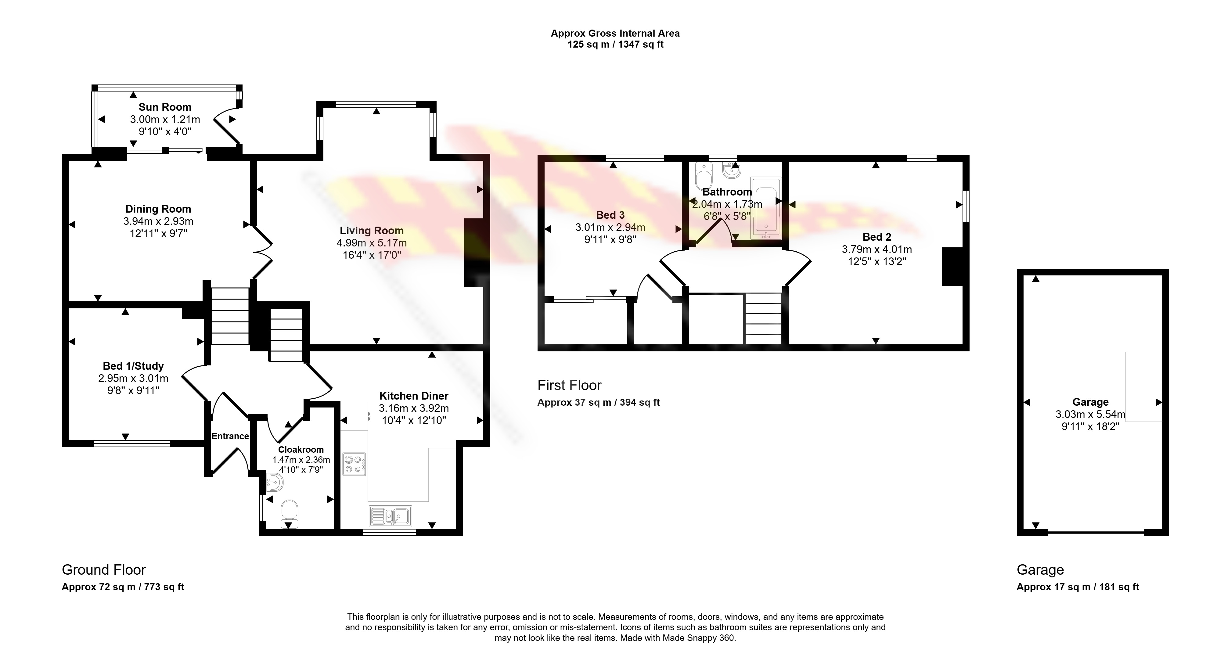 25, Fairfield Park, Haltwhistle floorplan