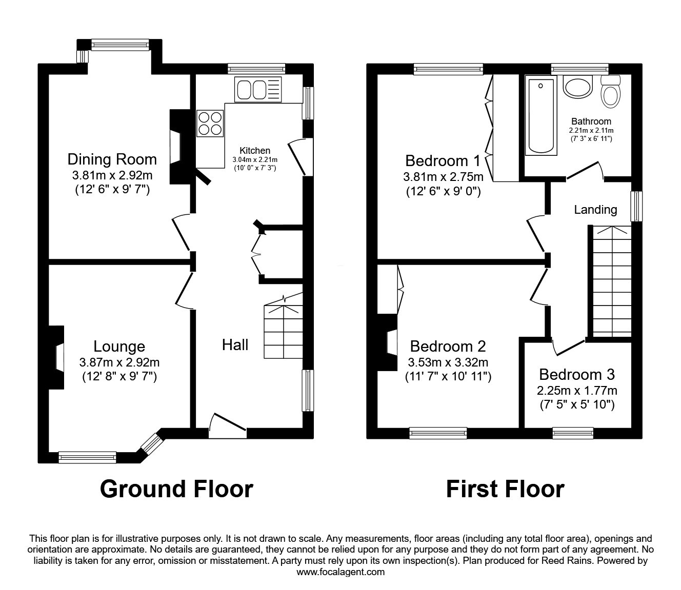 6, Berwyn Avenue, Flintshire floorplan