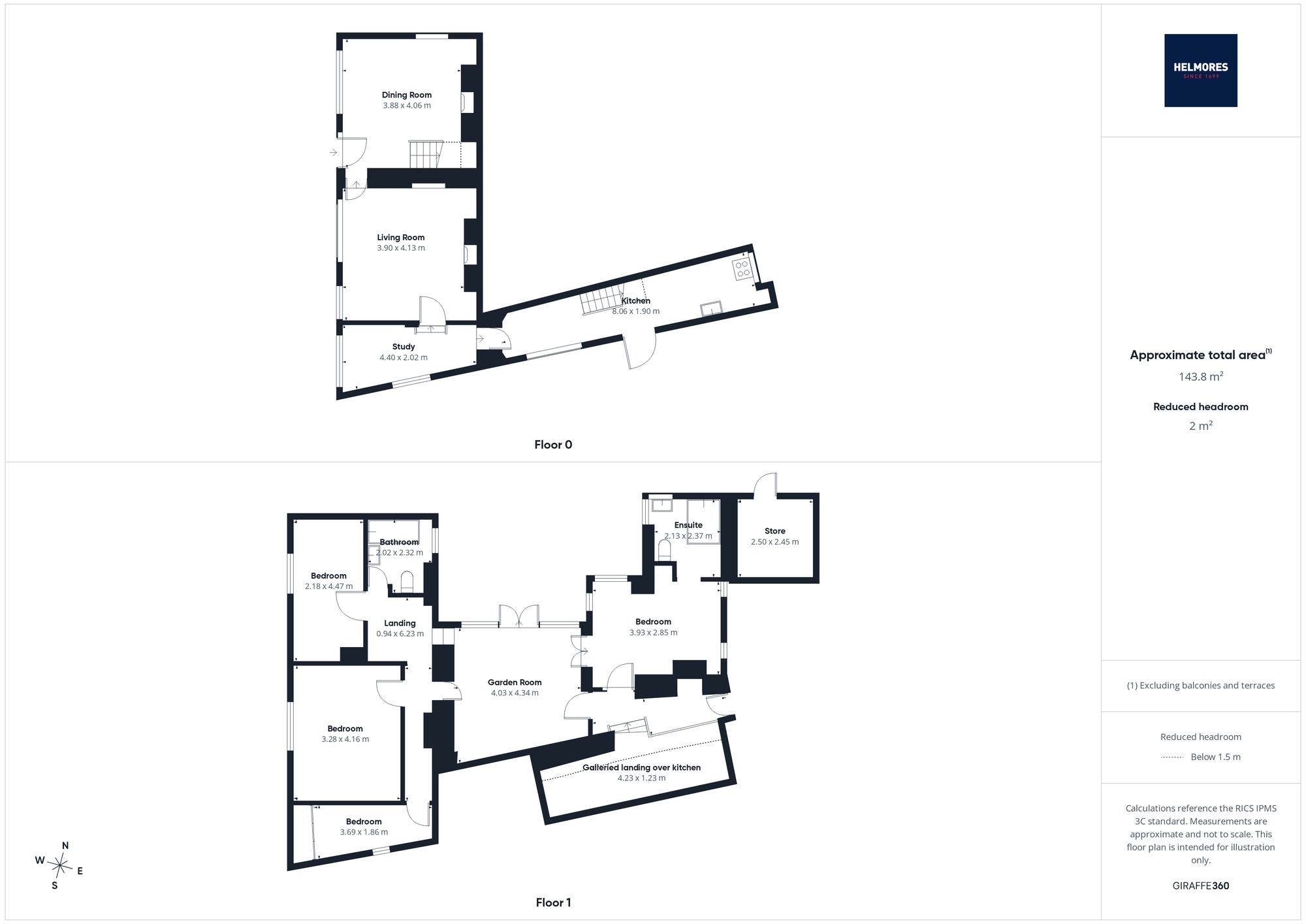 1, Church Street, Sandford, EX17 floorplan