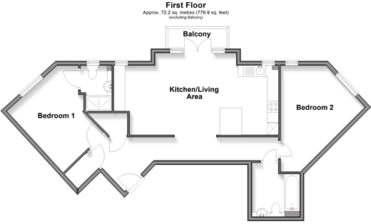 Ingram Close Larkfield, Aylesford floorplan