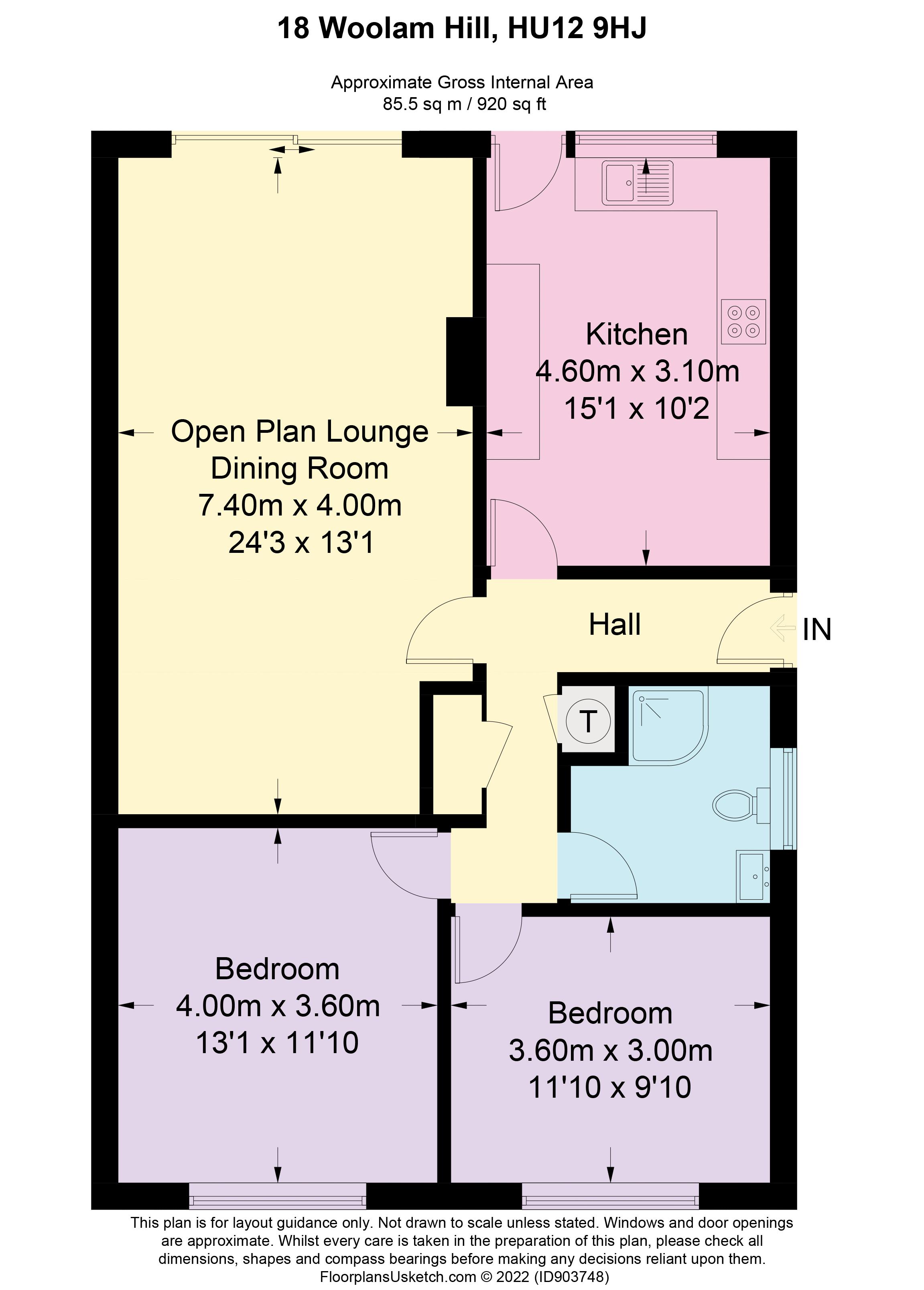 Woolam Hill, Burstwick HU12, 2 bedroom detached bungalow for sale