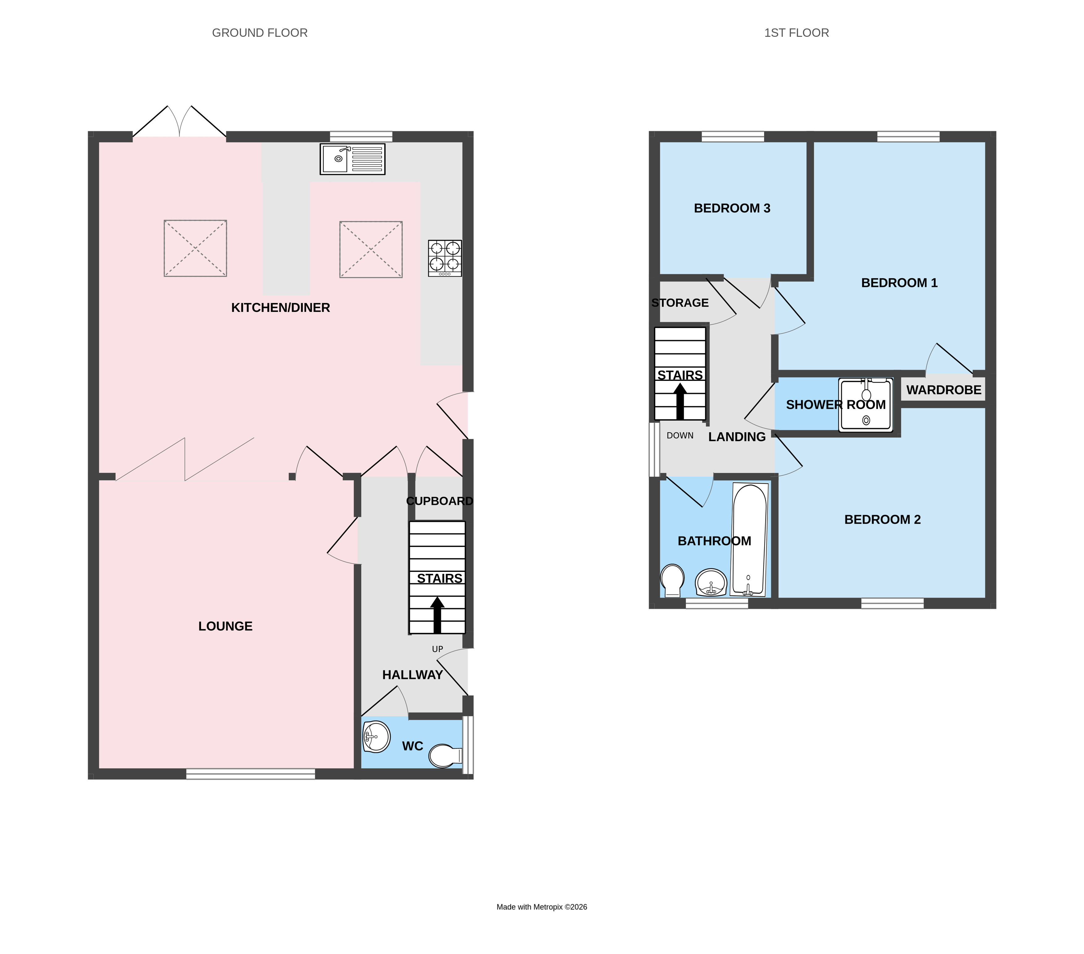 34, Briarsleigh, Staffordshire floorplan
