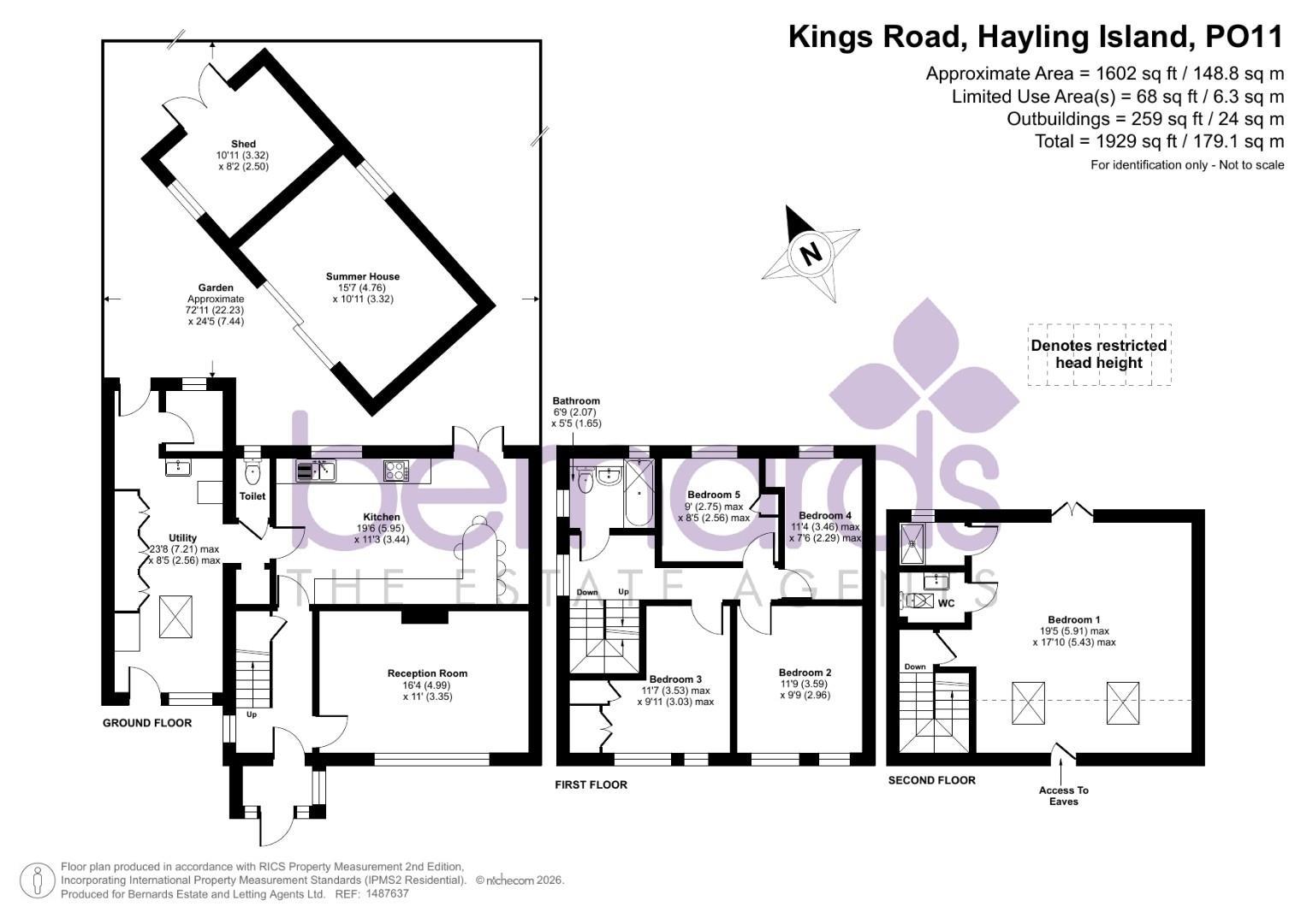 21, Kings Road, Hayling Island floorplan