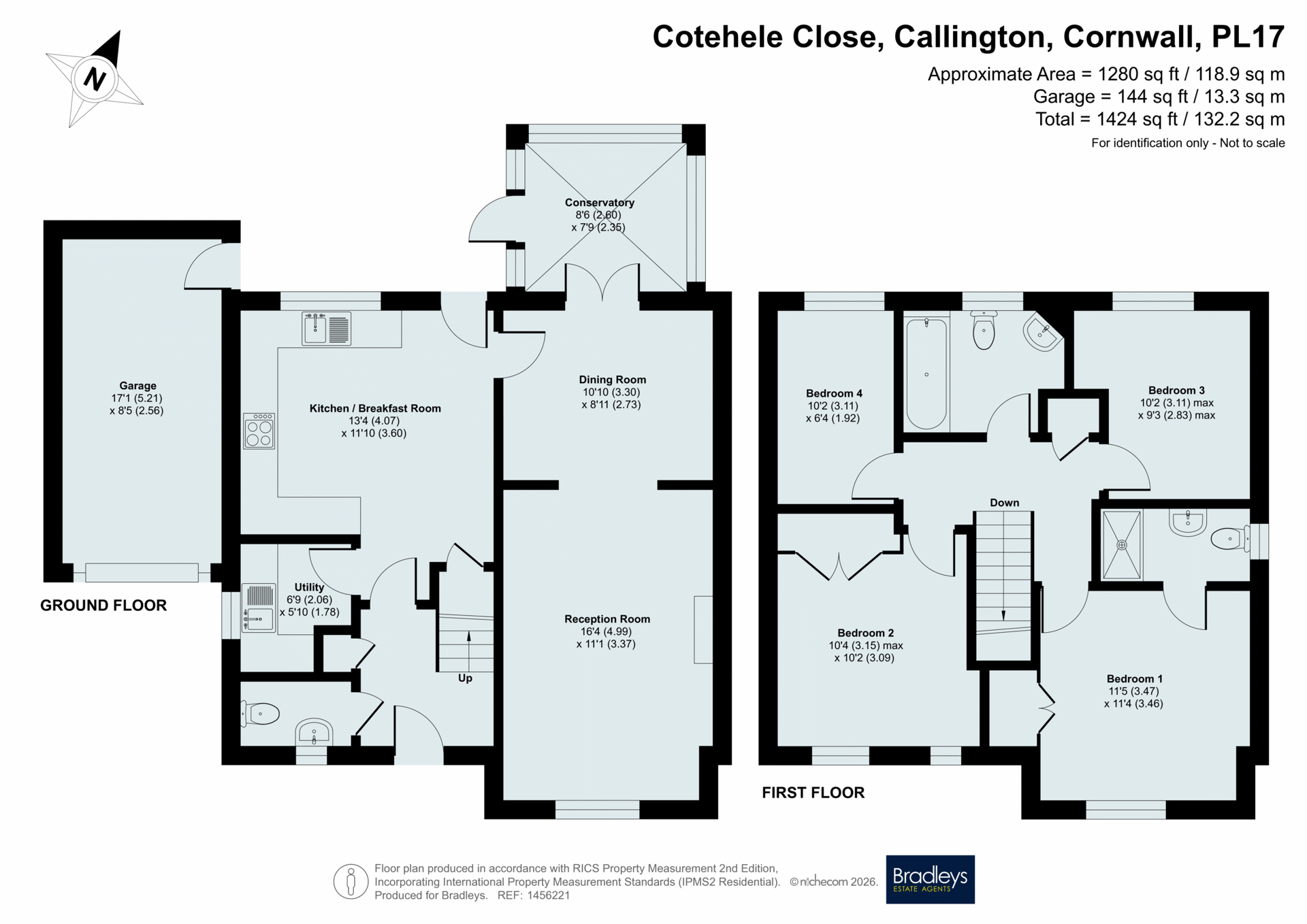 5, Cotehele Close, Cornwall floorplan