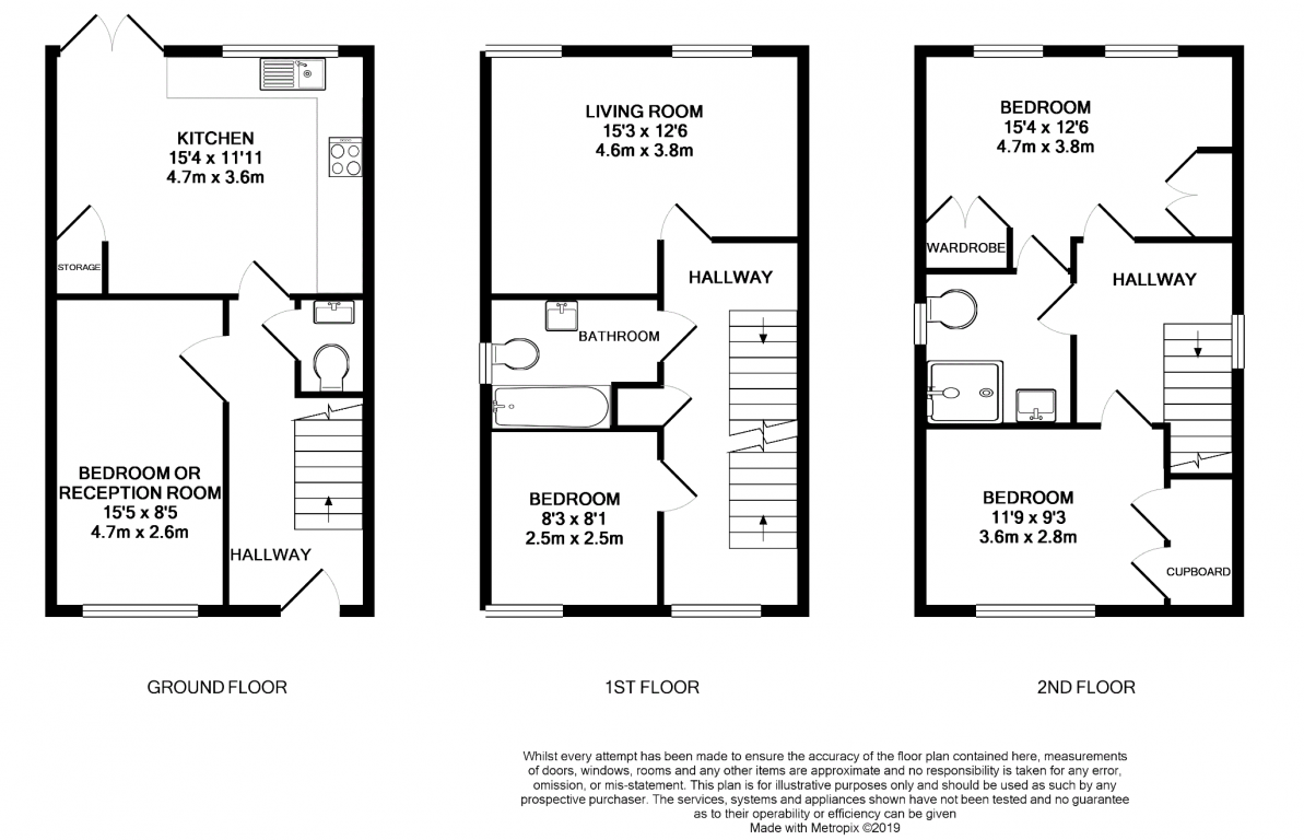 3 Bedrooms Town house for sale in Fawn Drive, Aldershot GU12