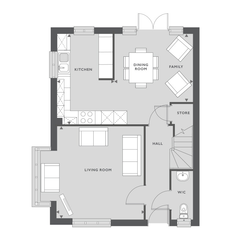 362, Eastglade Road, Bestwood floorplan