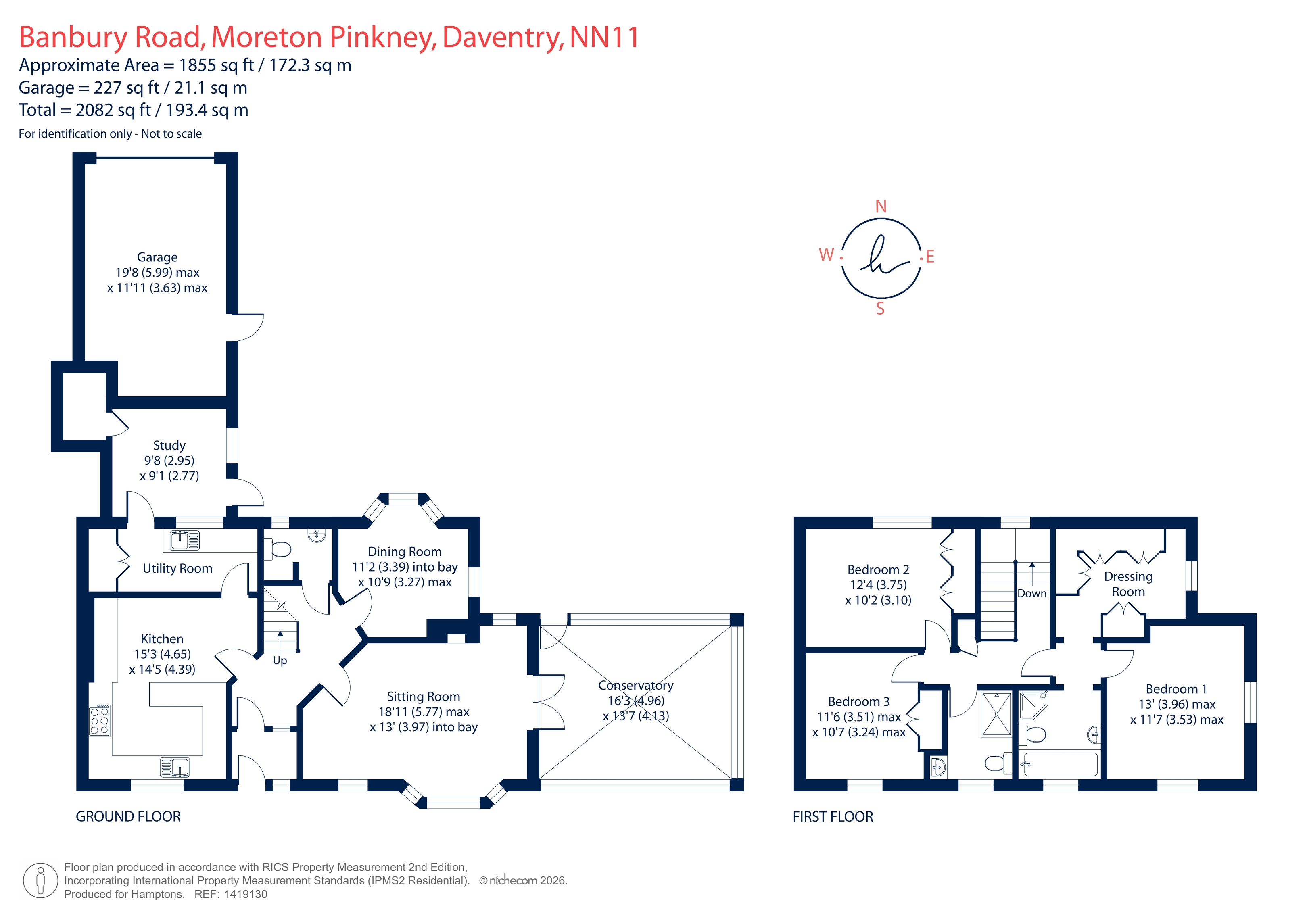 2 Chequers Orchard, Banbury Road, Moreton Pinkney floorplan