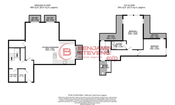 13 Lancaster House, Marlborough Drive, Bushey floorplan