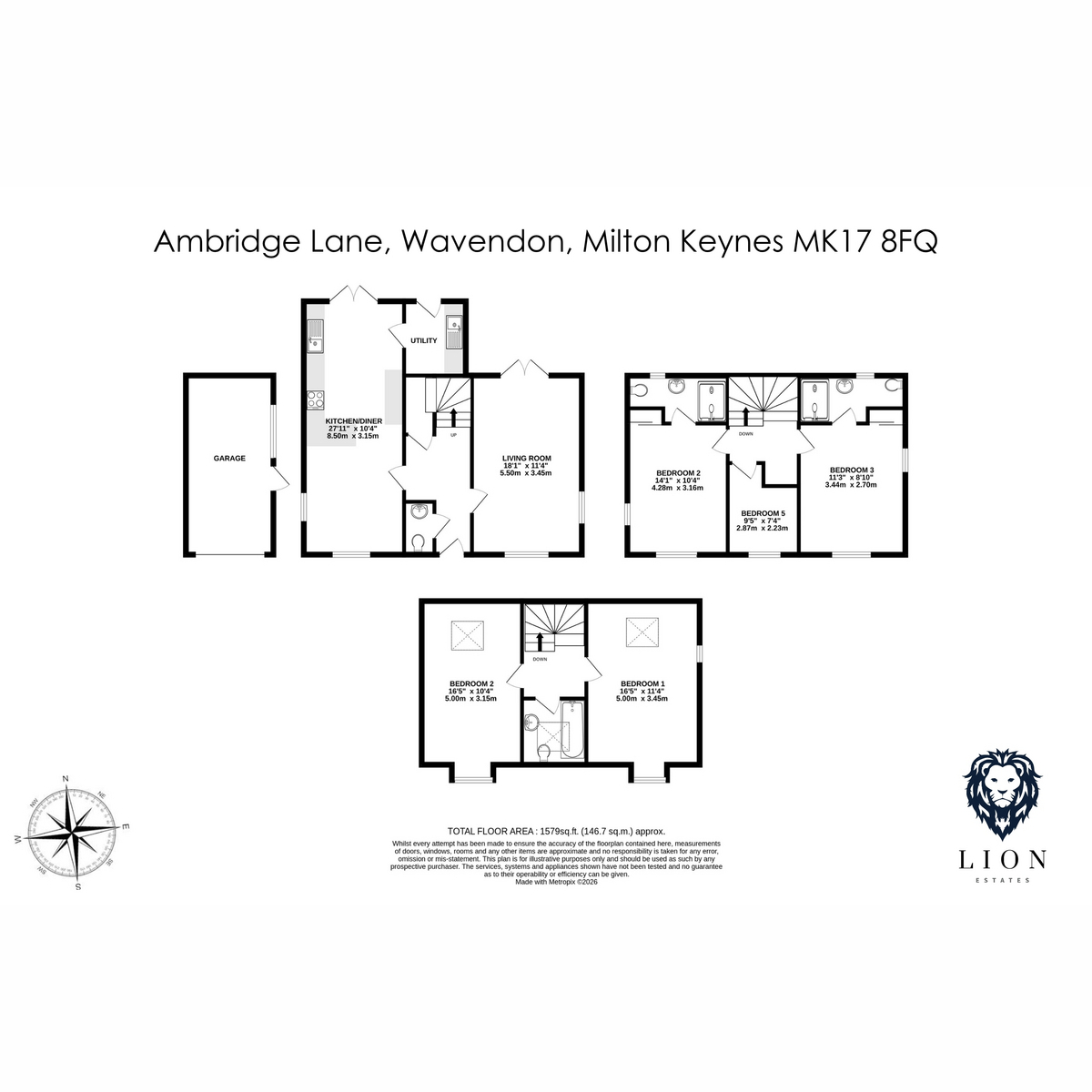 8, Ambridge Lane, Milton Keynes floorplan