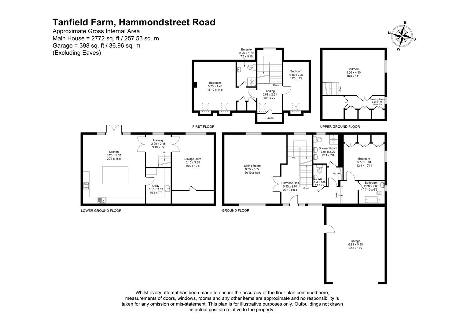 The Old Dairy, Tanfield Farm, Hammondstreet Road, West Cheshunt floorplan