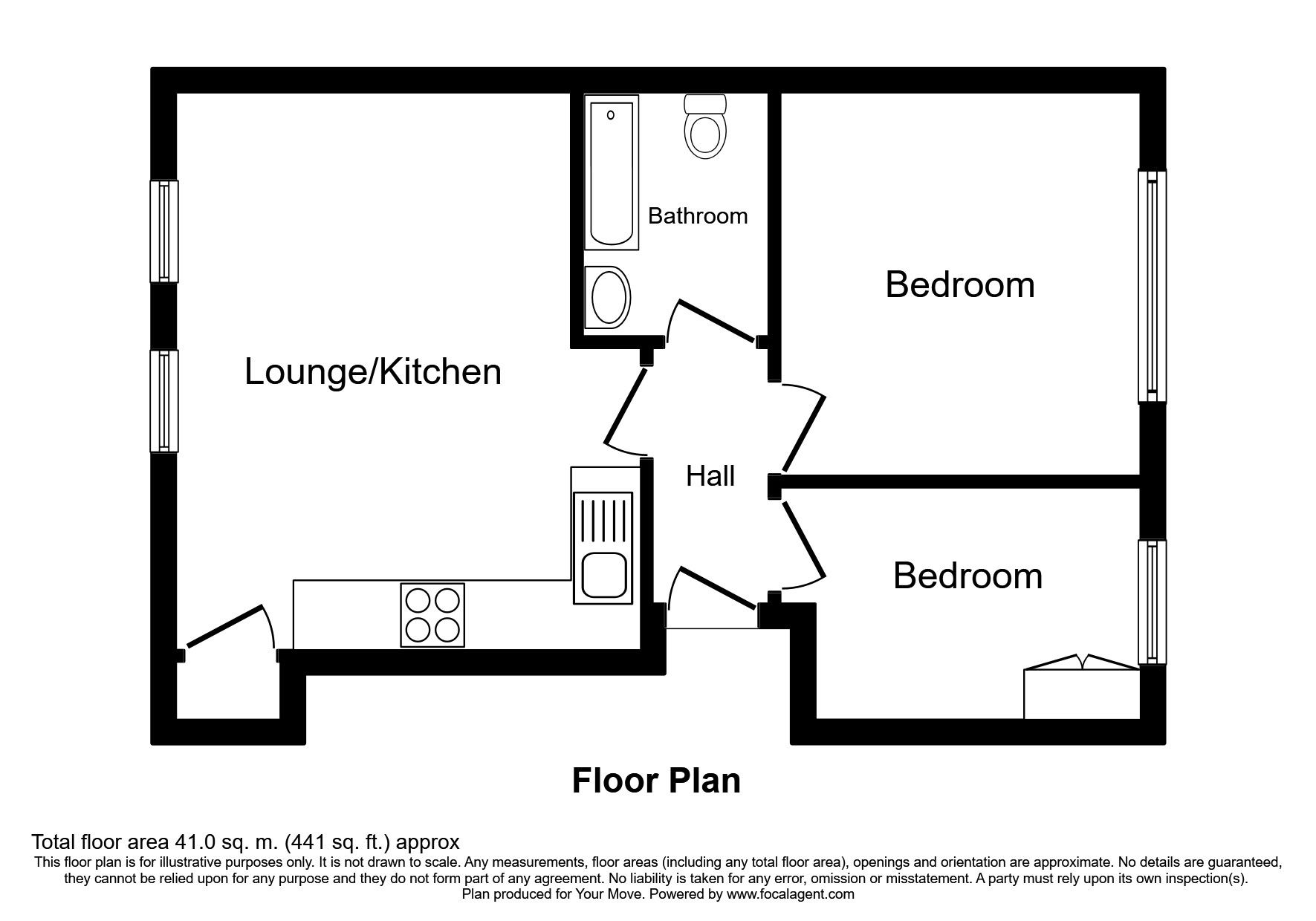 2 Bedrooms Flat for sale in Higham Common Road, Higham, Barnsley S75