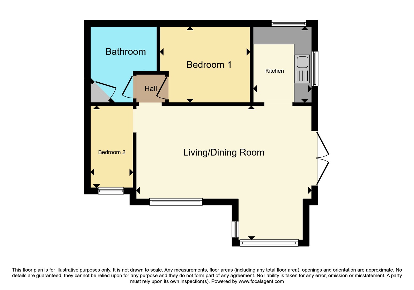 West Wind,, Freathy, Cornwall floorplan