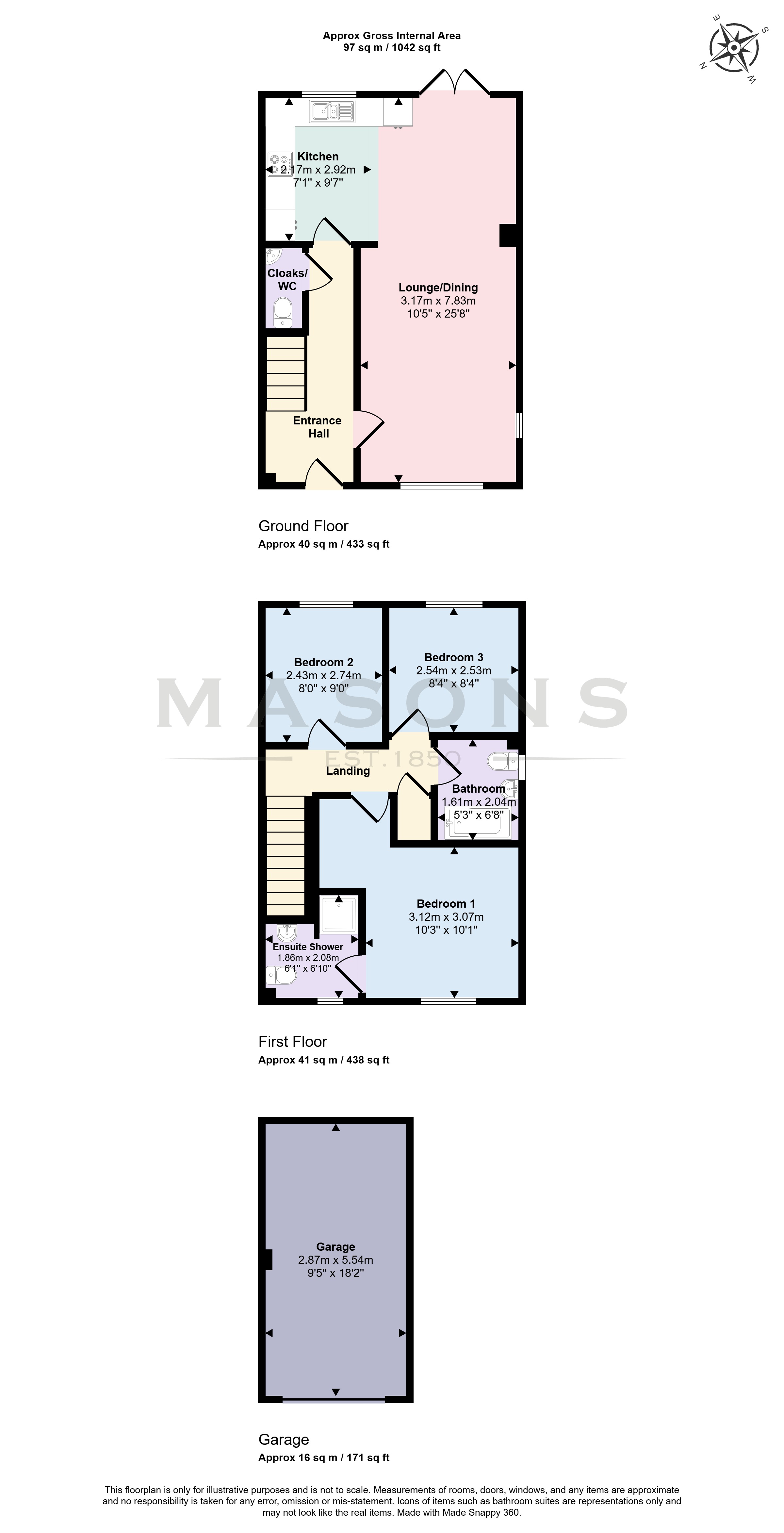 Lavender Way, Louth floorplan