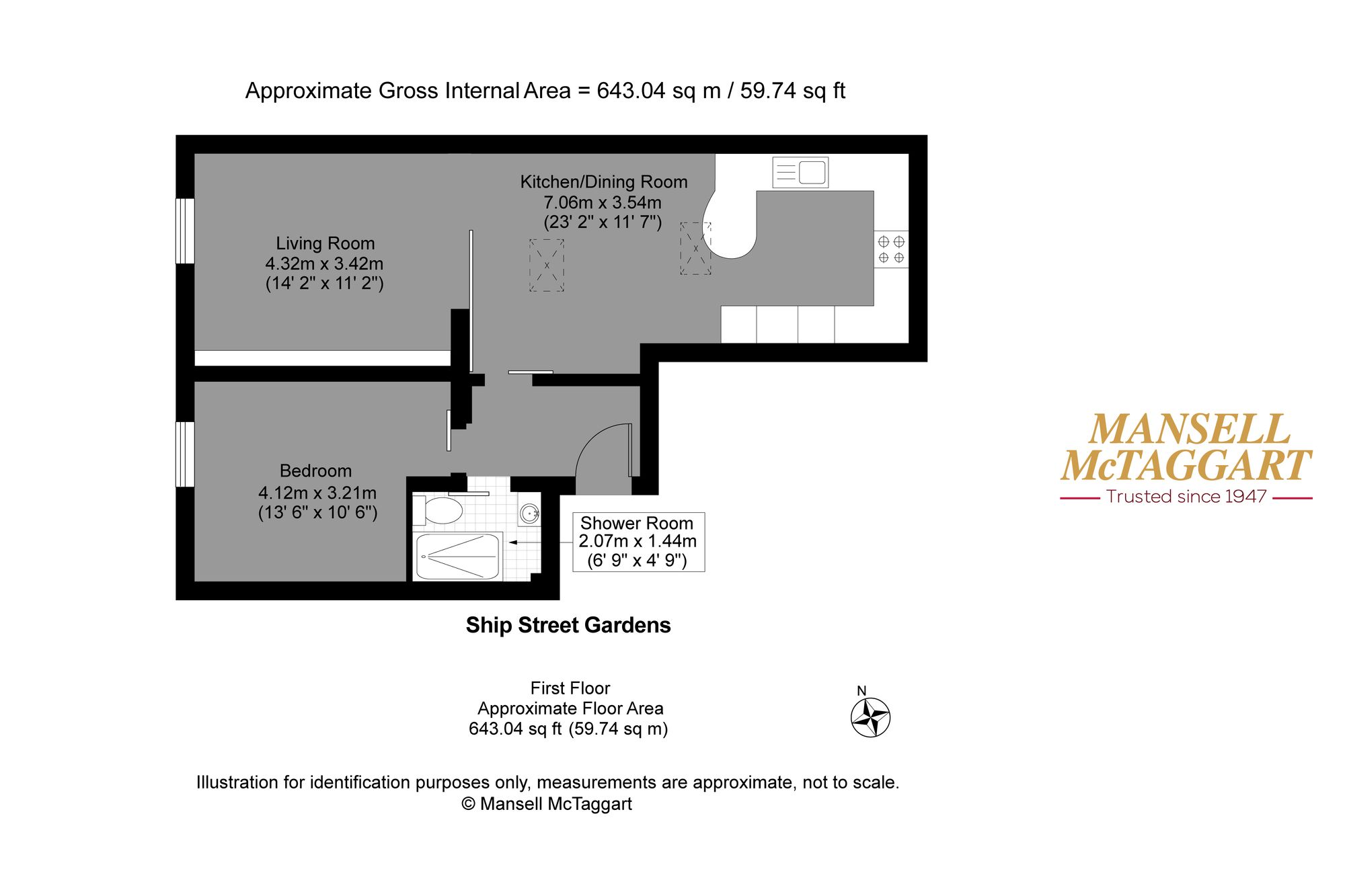 Flat 3, The Chambers, Brighton floorplan
