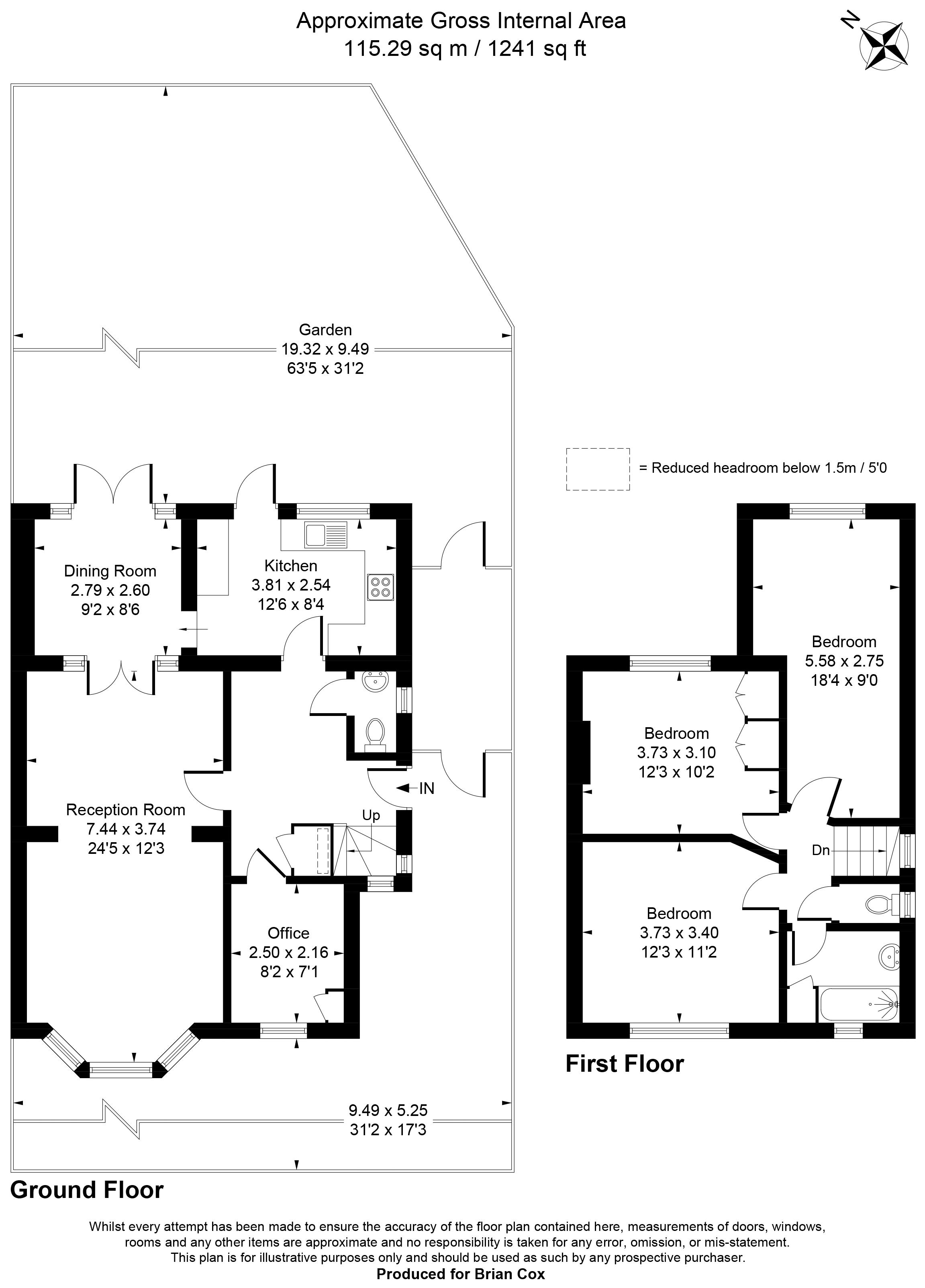 2, Princes Drive, Harrow floorplan