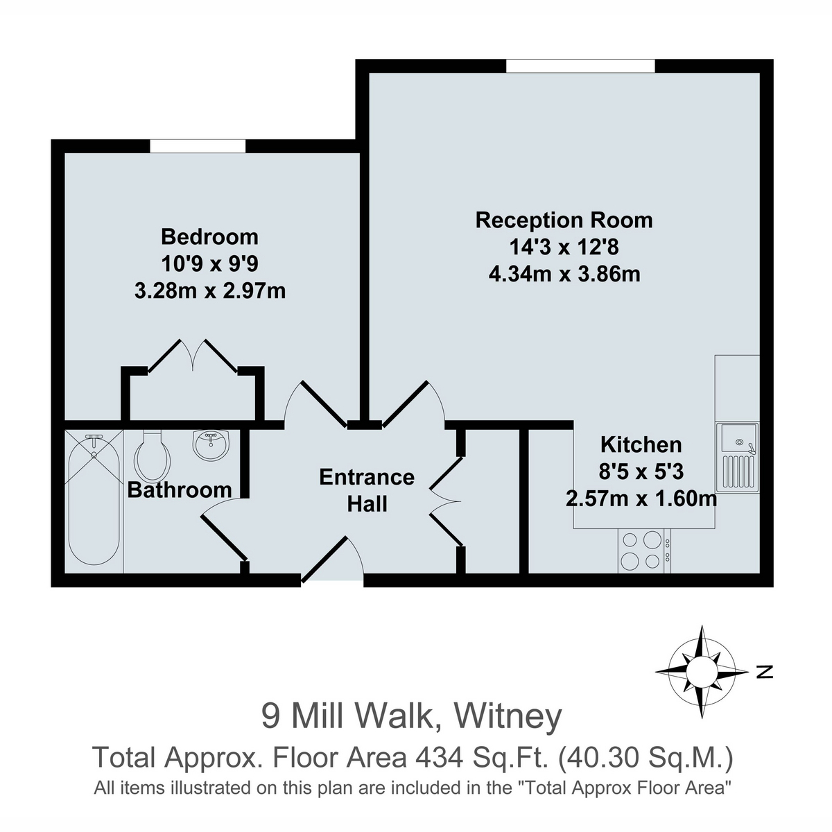9, Mill Walk, Witney floorplan