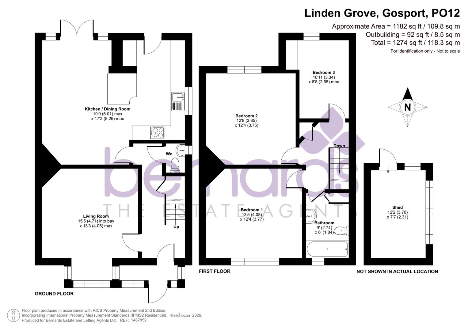 24, Linden Grove, Gosport floorplan