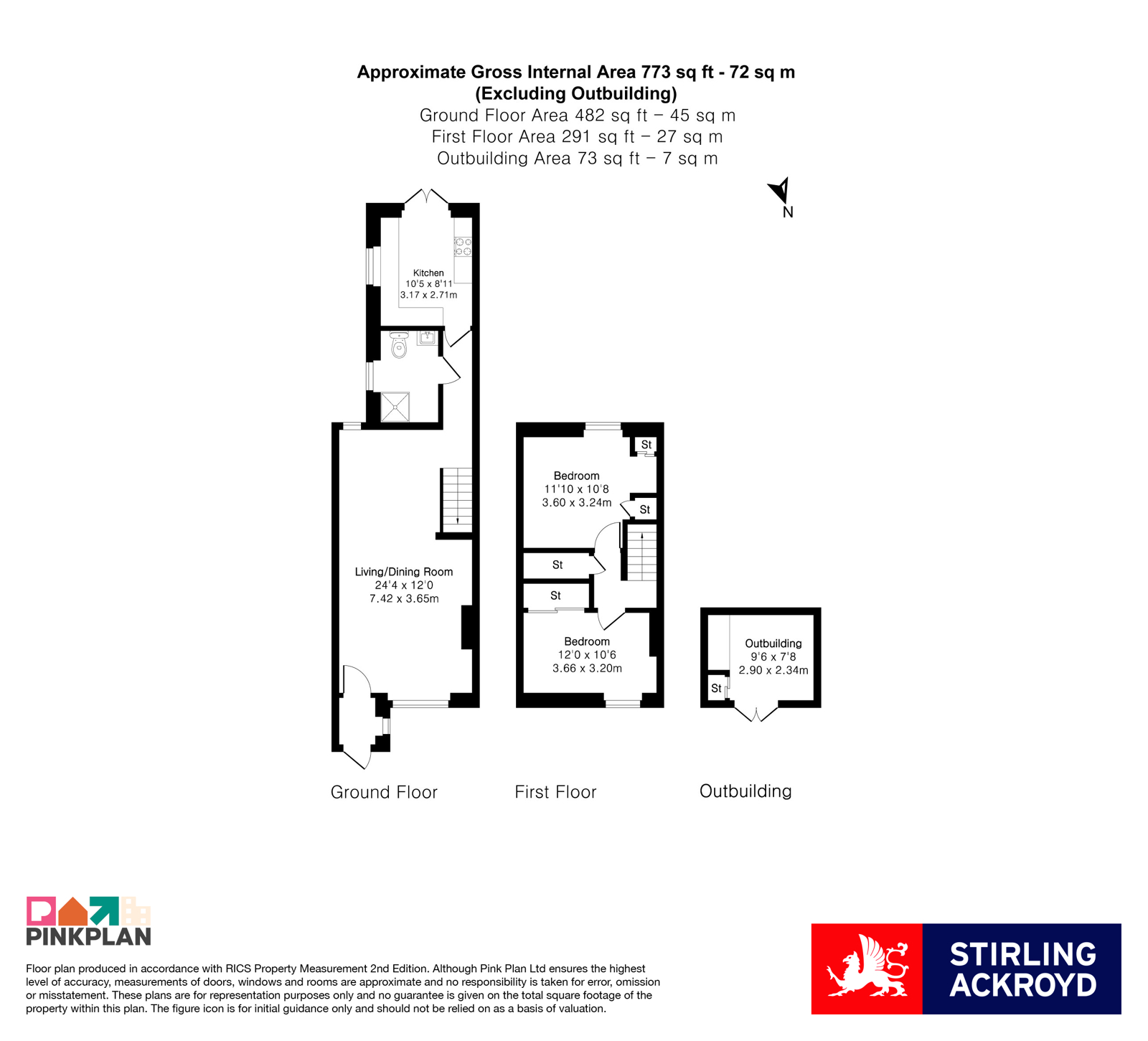 71, Bond Street, Egham floorplan