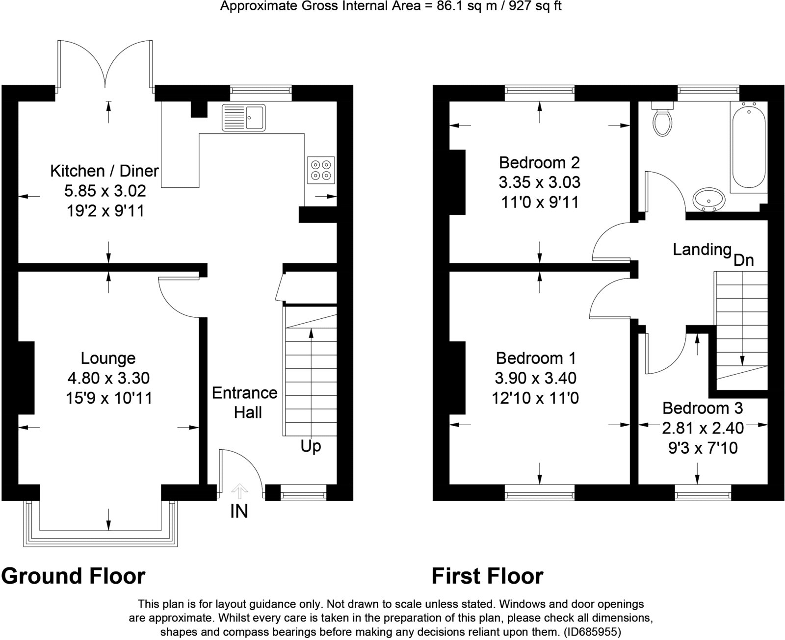 264, Chichester Road, West Sussex floorplan