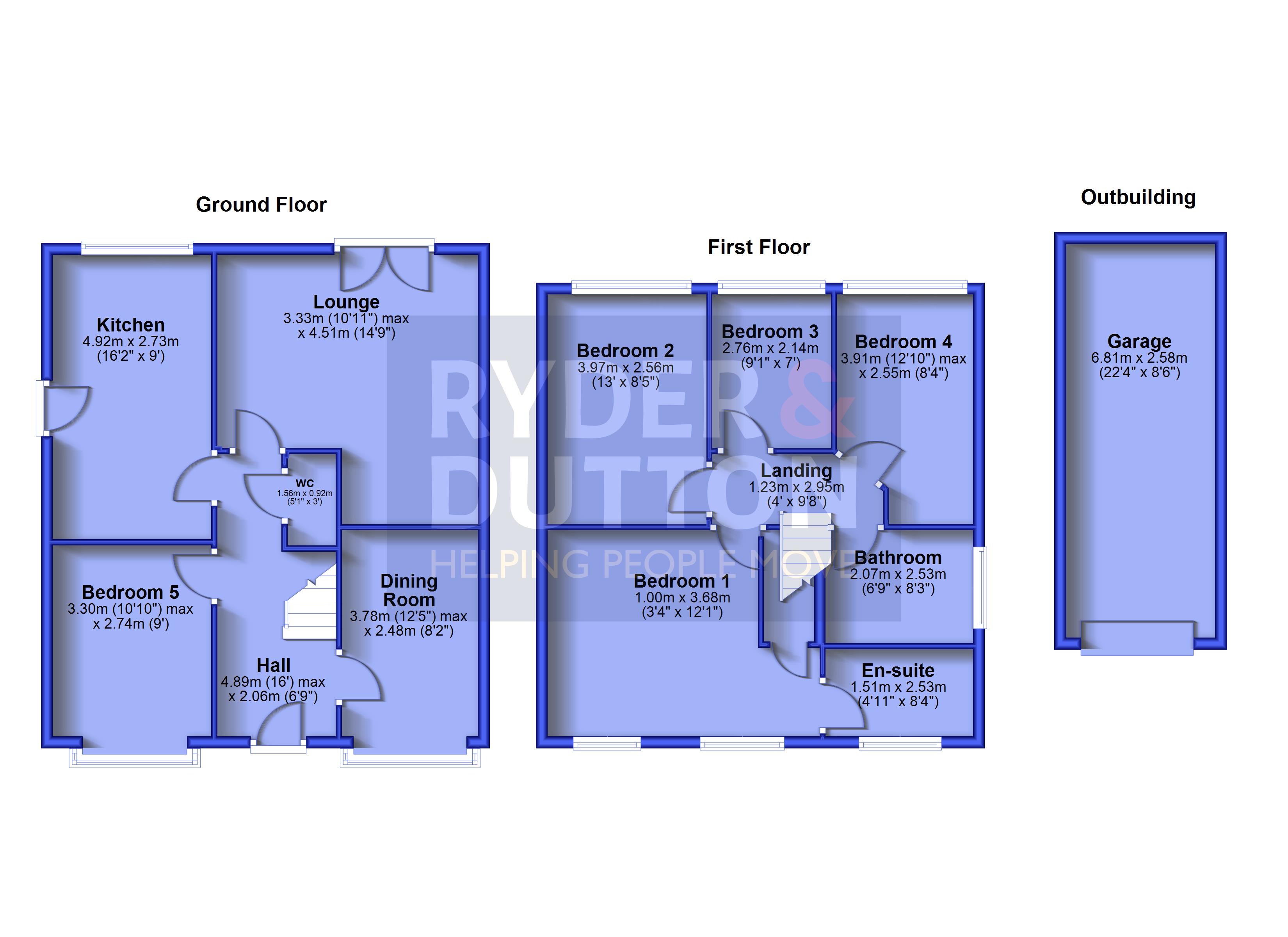 1, Elmstone Drive, Oldham floorplan