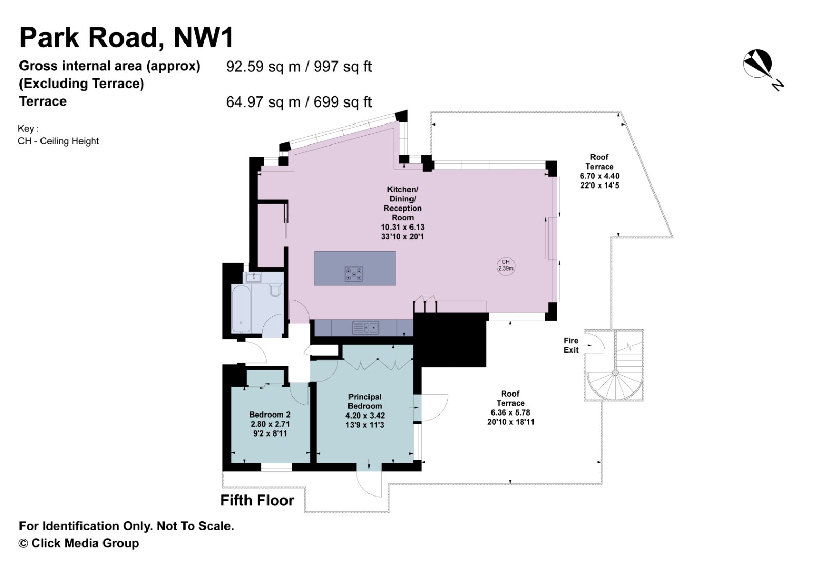 Flat 10, 24, Park Road, London floorplan