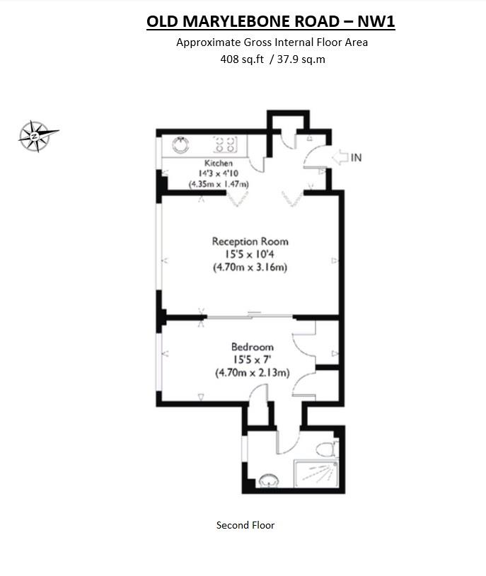 1 Bedrooms Flat to rent in Old Marylebone Road, London NW1