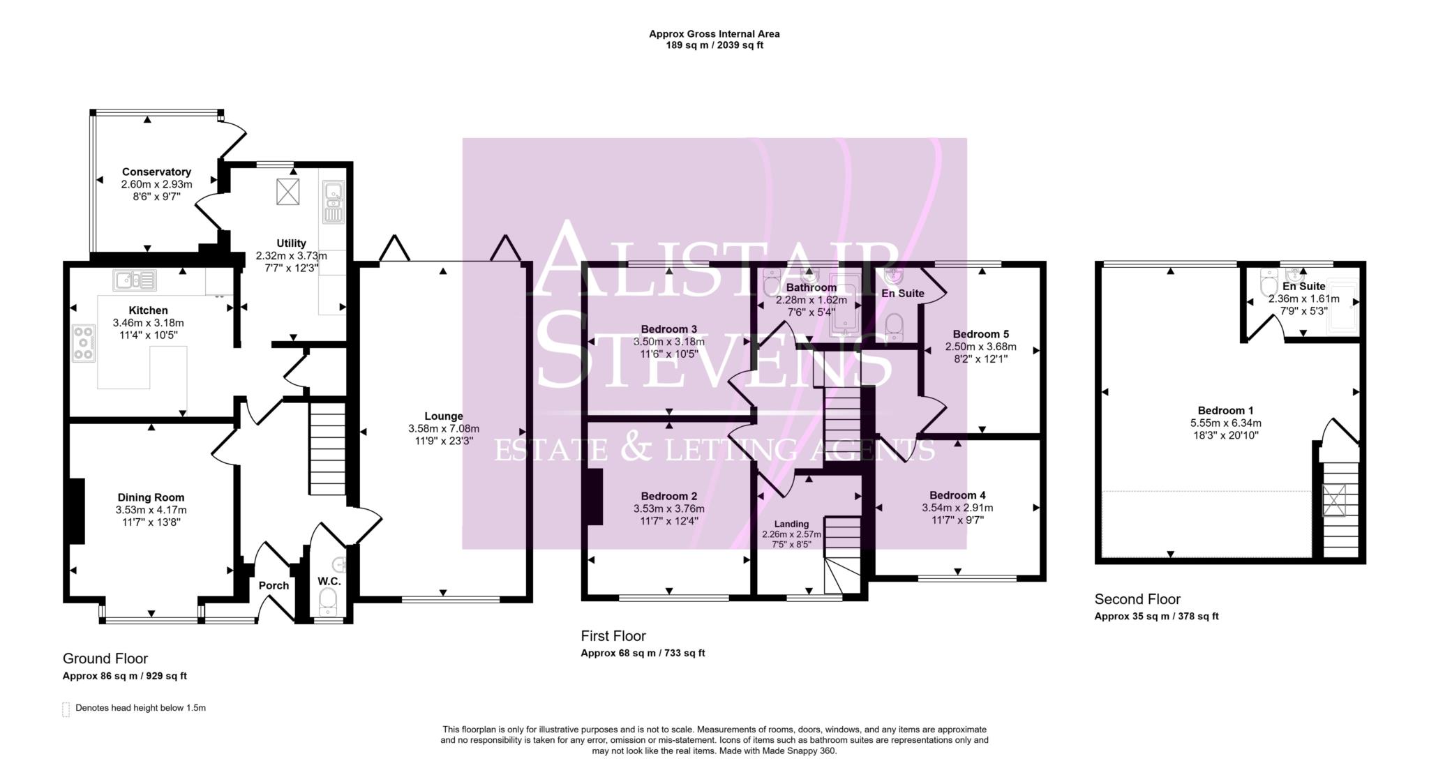 75, Perth Street, Oldham floorplan