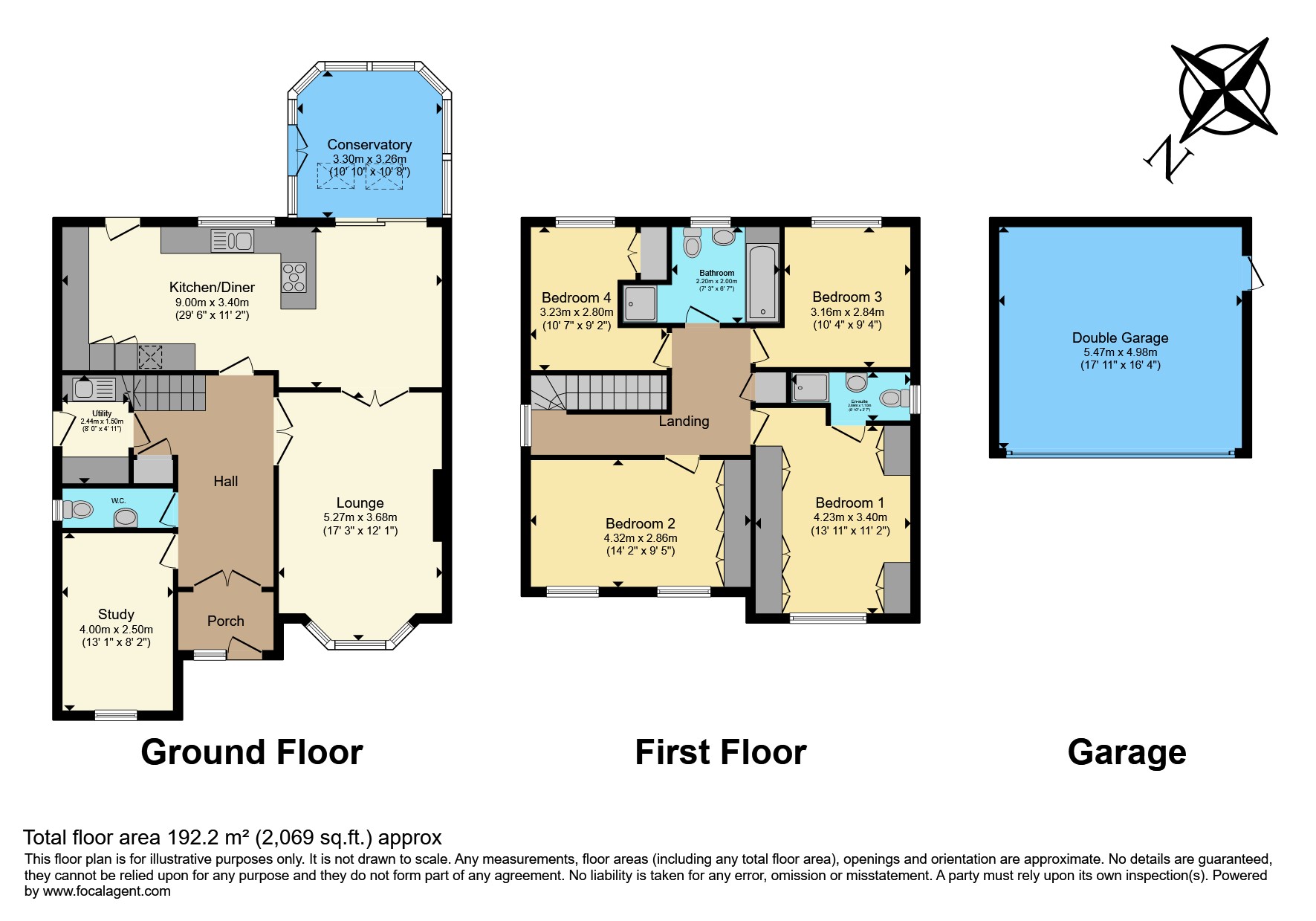 7, Mendip Close, Grantham floorplan