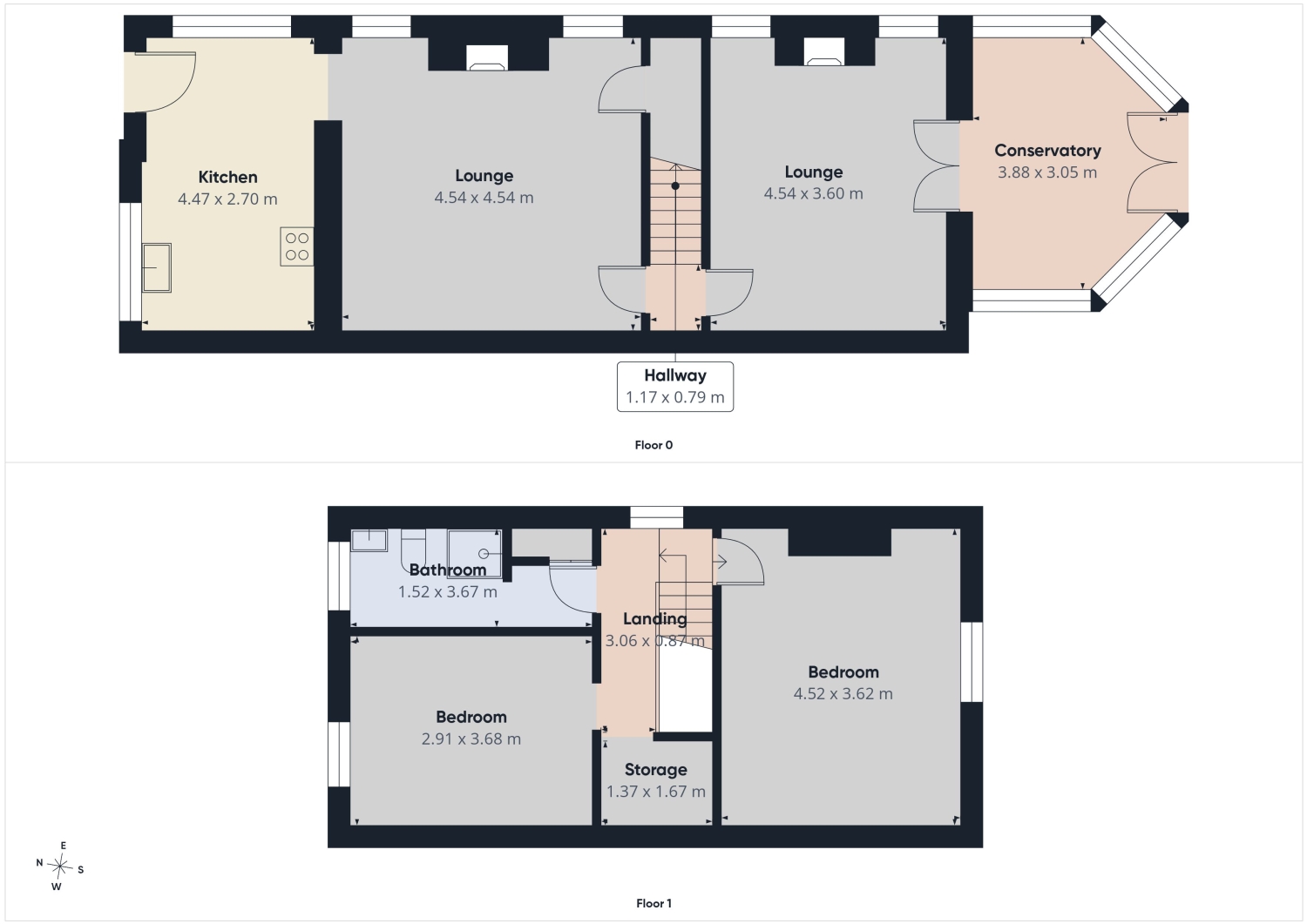 1, Oaksfield, Leeds floorplan