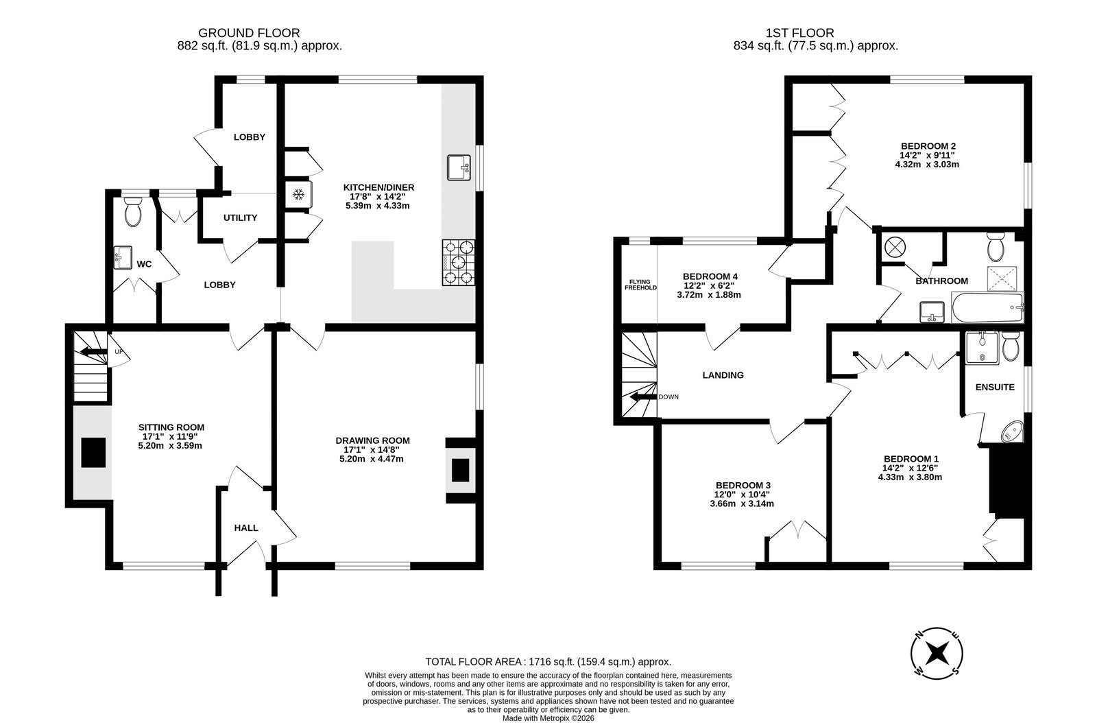 Colyton Cottage, Alresford floorplan