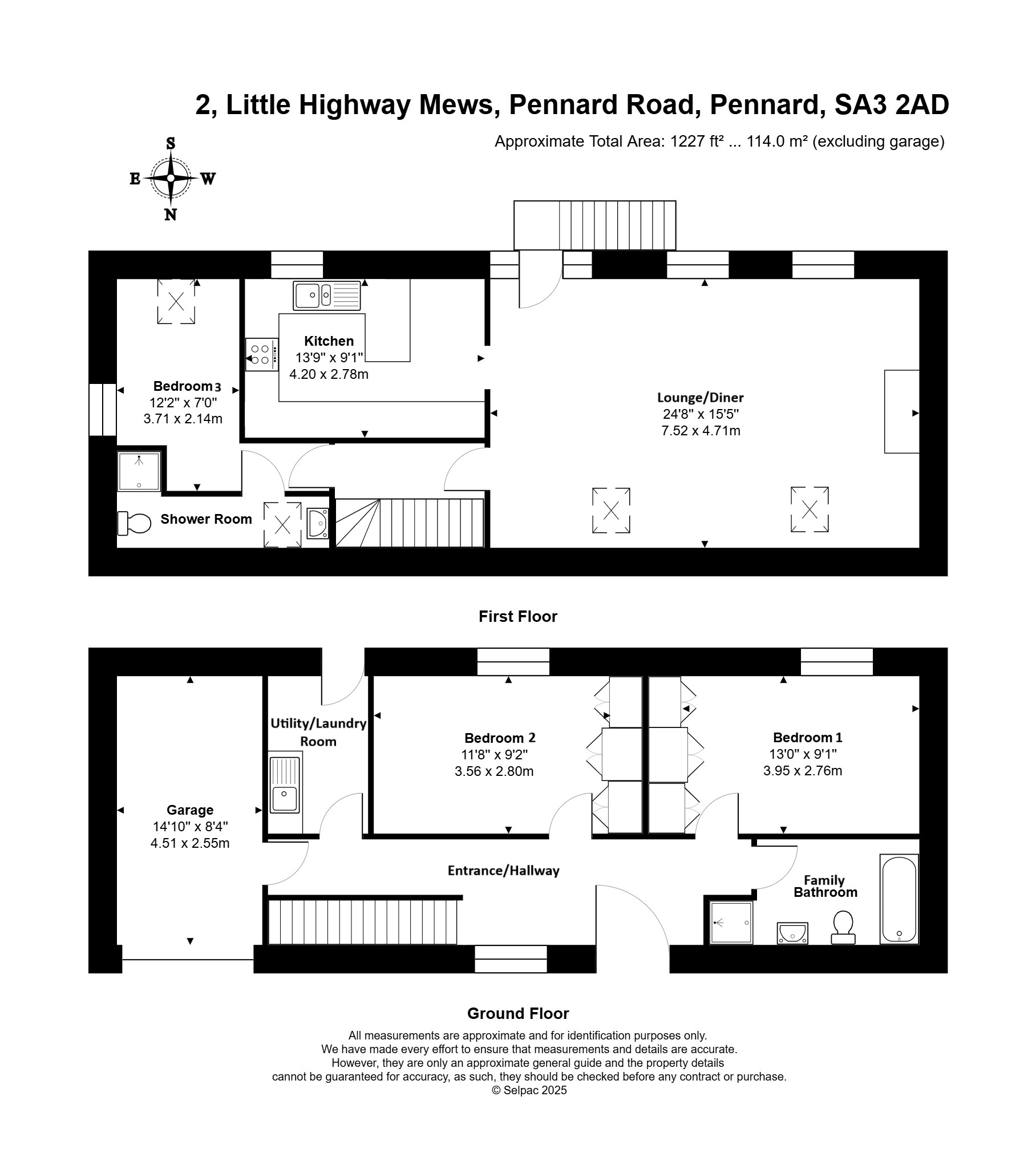 2, Little Highway Mews, Pennard floorplan