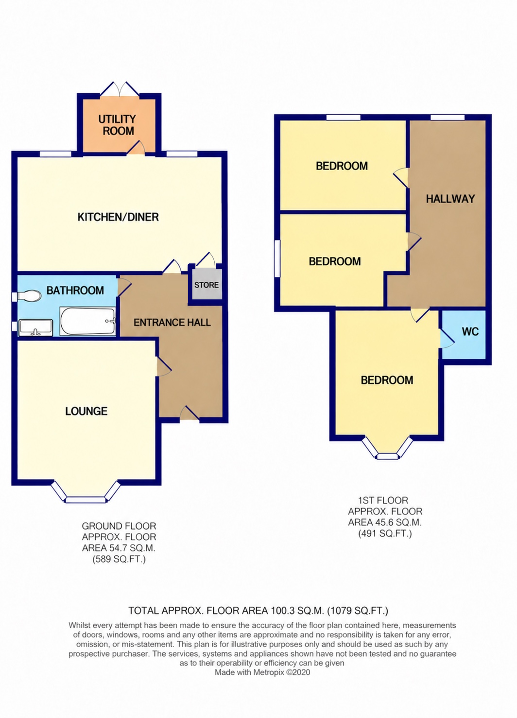 Melyd Avenue, Prestatyn floorplan