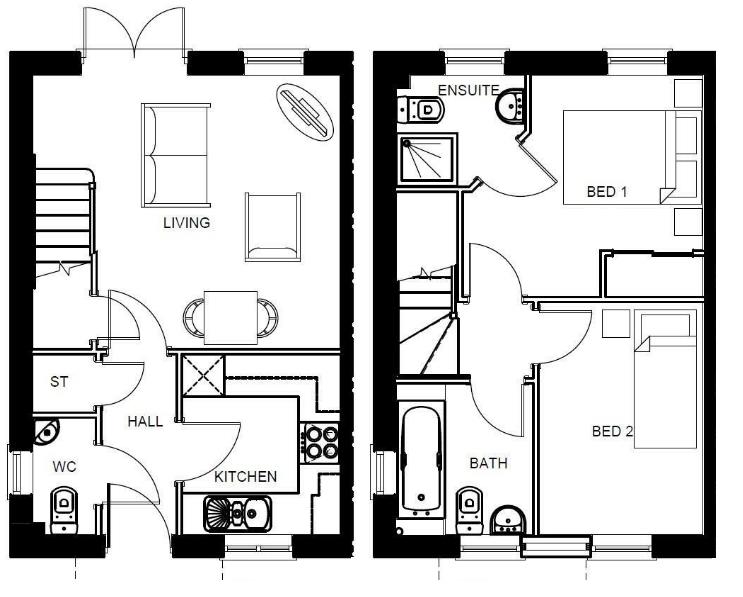2, Herwick Close - 40% Share, Hereford floorplan